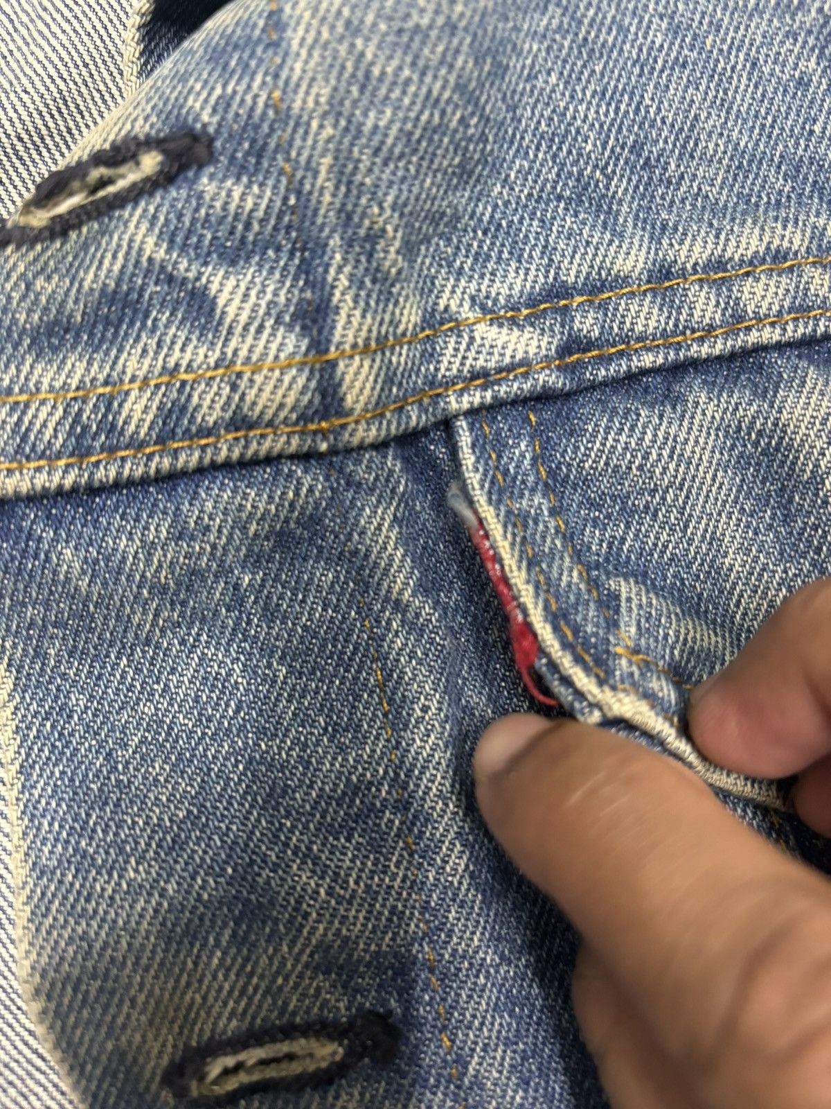 Levi's 🔥VINTAGE LEVIS 70505 BUTTON 52 DENIM TRUCKER JACKET Size US M / EU 48-50 / 2 - 14 Thumbnail