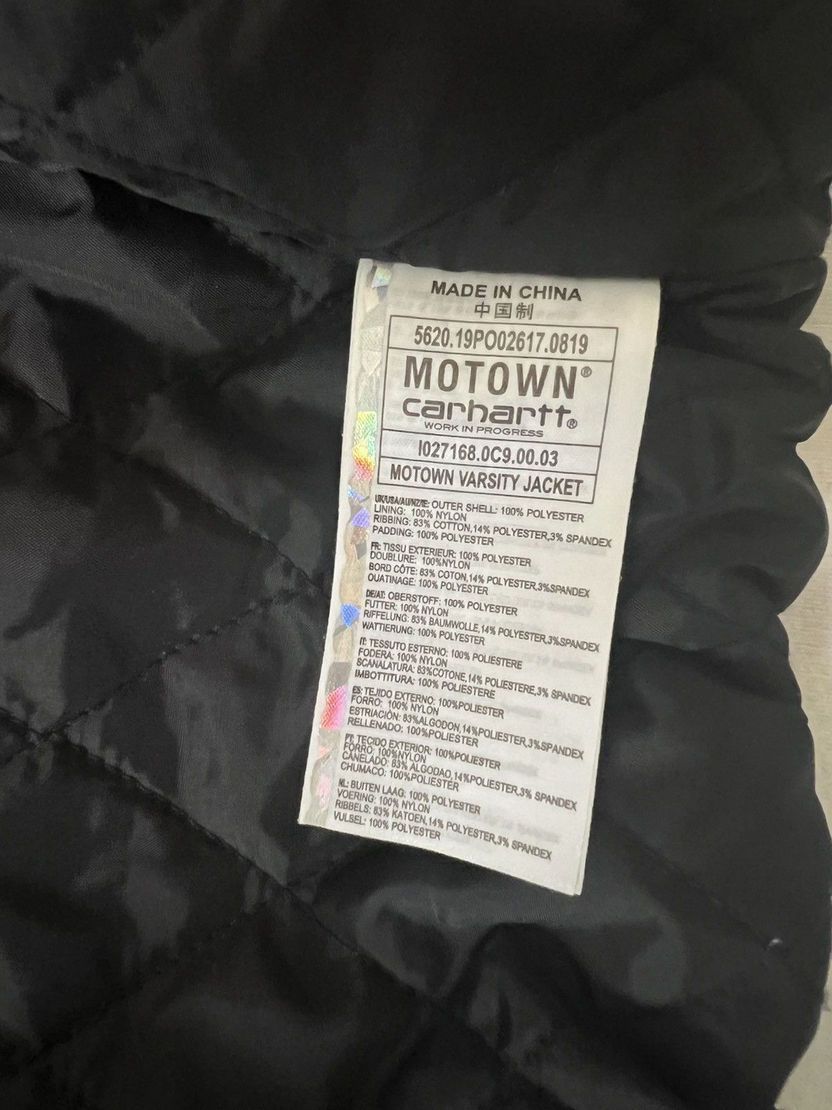 Carhartt Wip CARHARTT WIP MOTOWN SOUVENIR JACKET Size US L / EU 52-54 / 3 - 6 Thumbnail