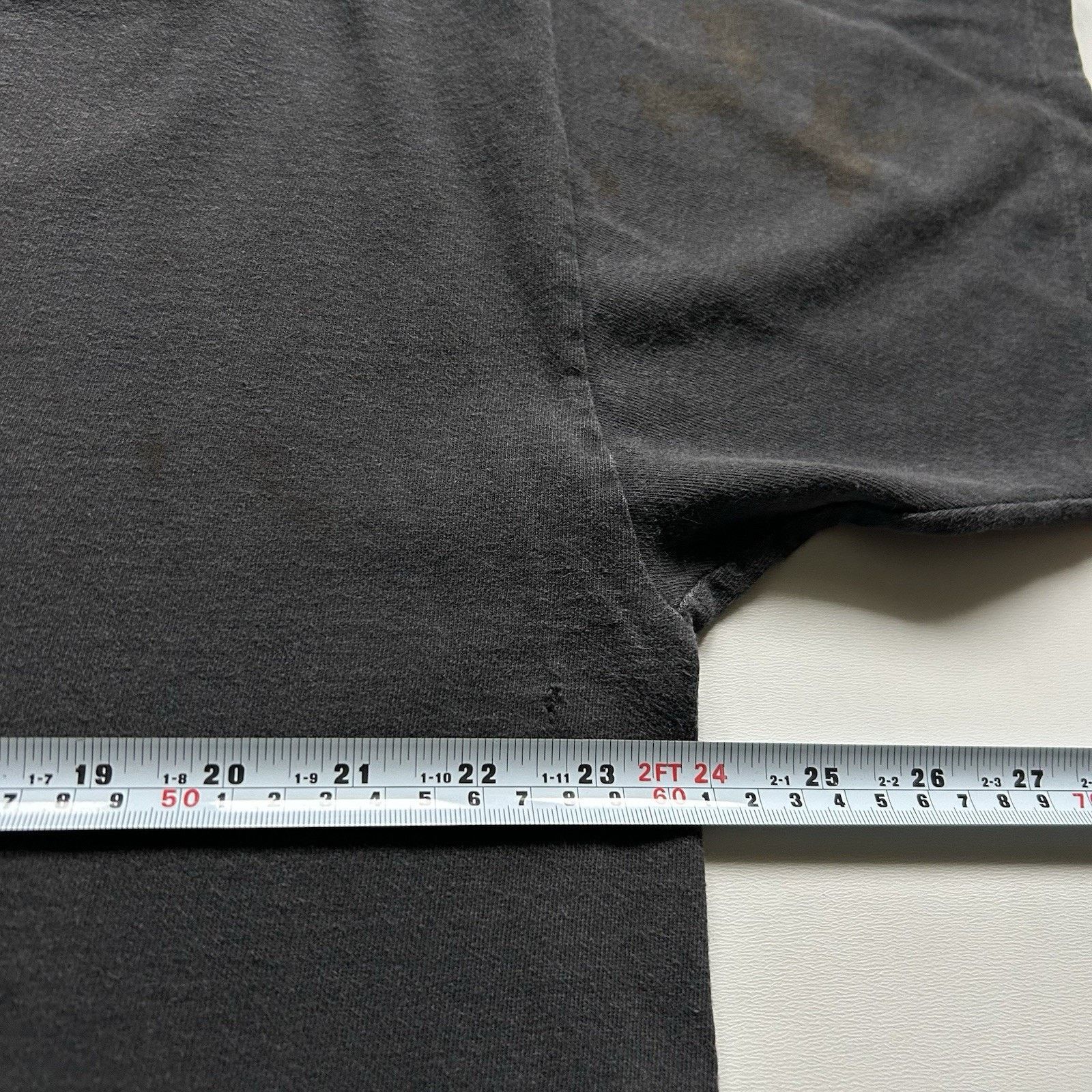 Vintage Vintage Tune In To God Shirt XL 90s Faded Black Religion USA Size US XL / EU 56 / 4 - 5 Thumbnail