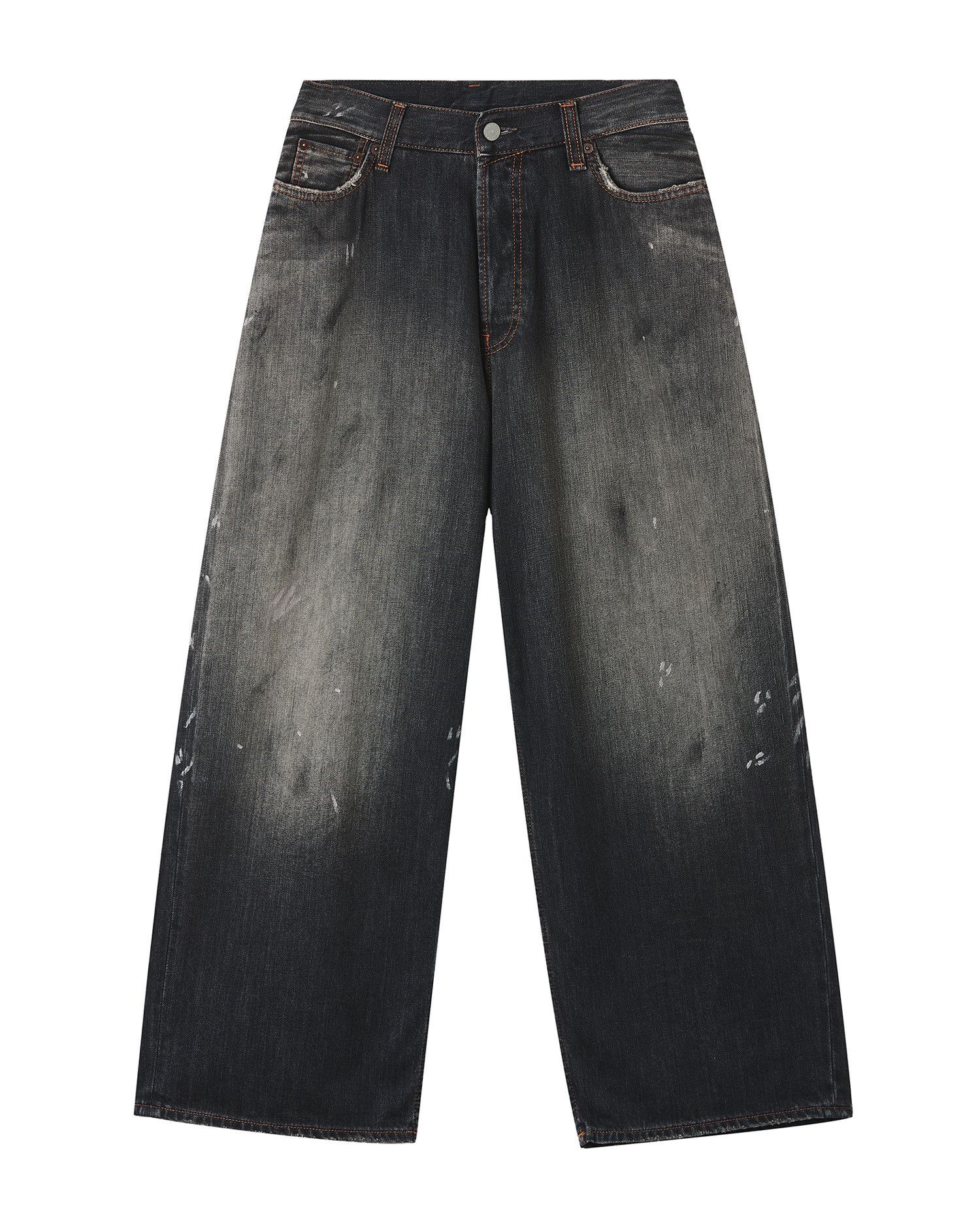 Acne Studios Acne Studios 2023 SUPER BAGGY Splatter Faded Effect Jeans Size 24" / US 00 / IT 34 - 1 Thumbnail