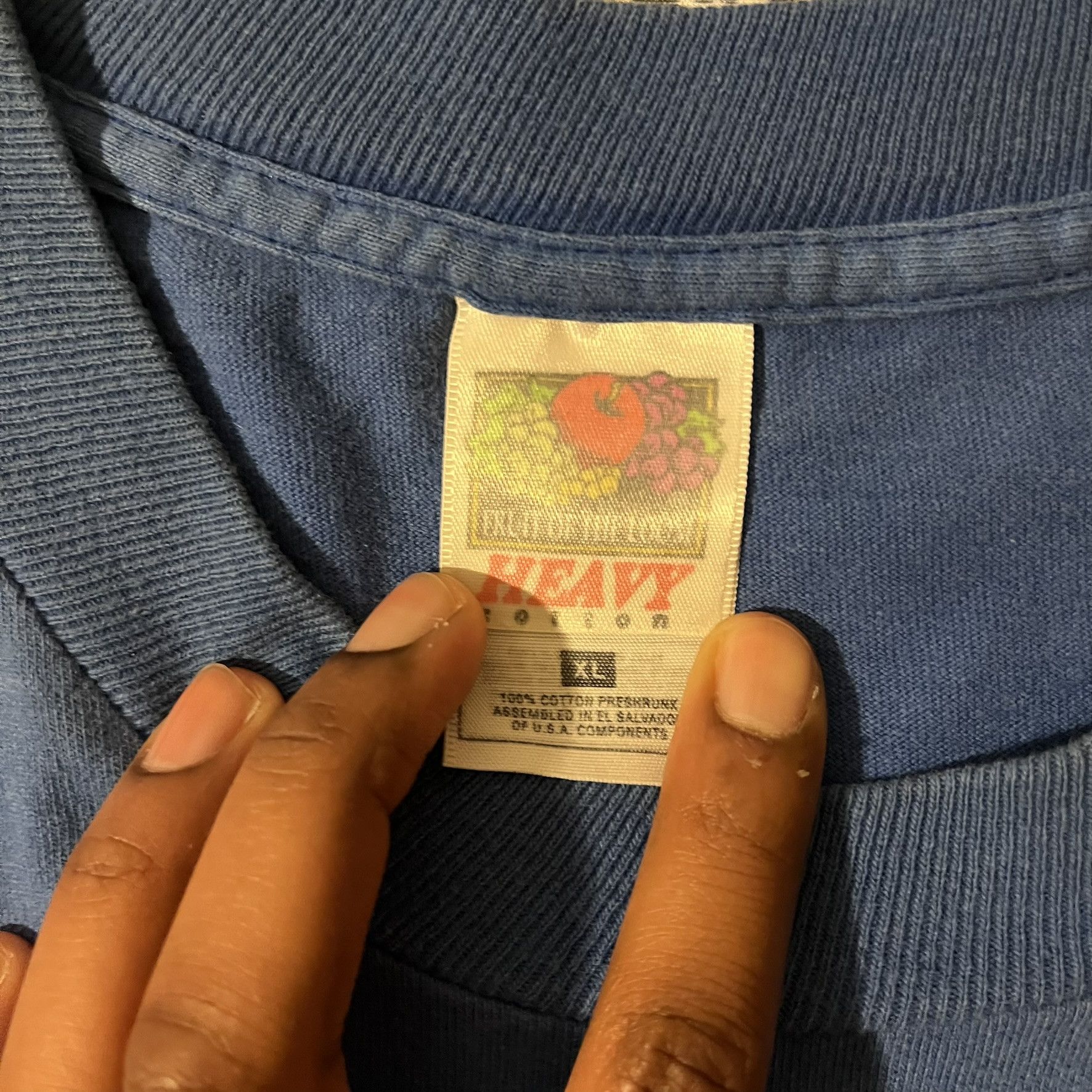 Fruit Of The Loom VTG 90s Over What Hill? Where? When? Funny Tee Size US XL / EU 56 / 4 - 4 Thumbnail