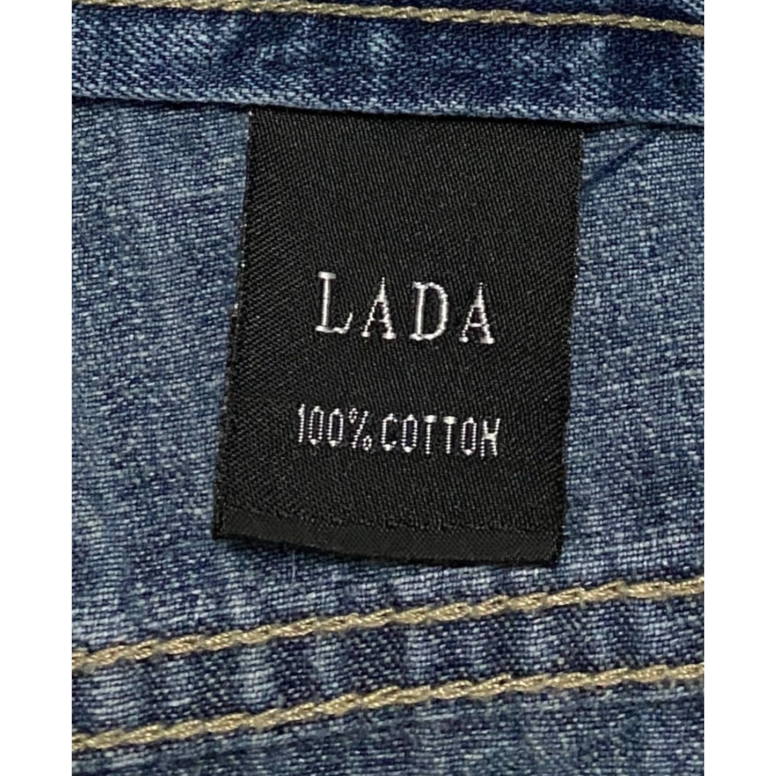 Vintage LADA Jeans Straight 30x31 Blue Distressed Mens Jeans 30 Regular Blue Denim 5-Pocket Style Straight Mens Size US 30 / EU 46 - 6 Thumbnail