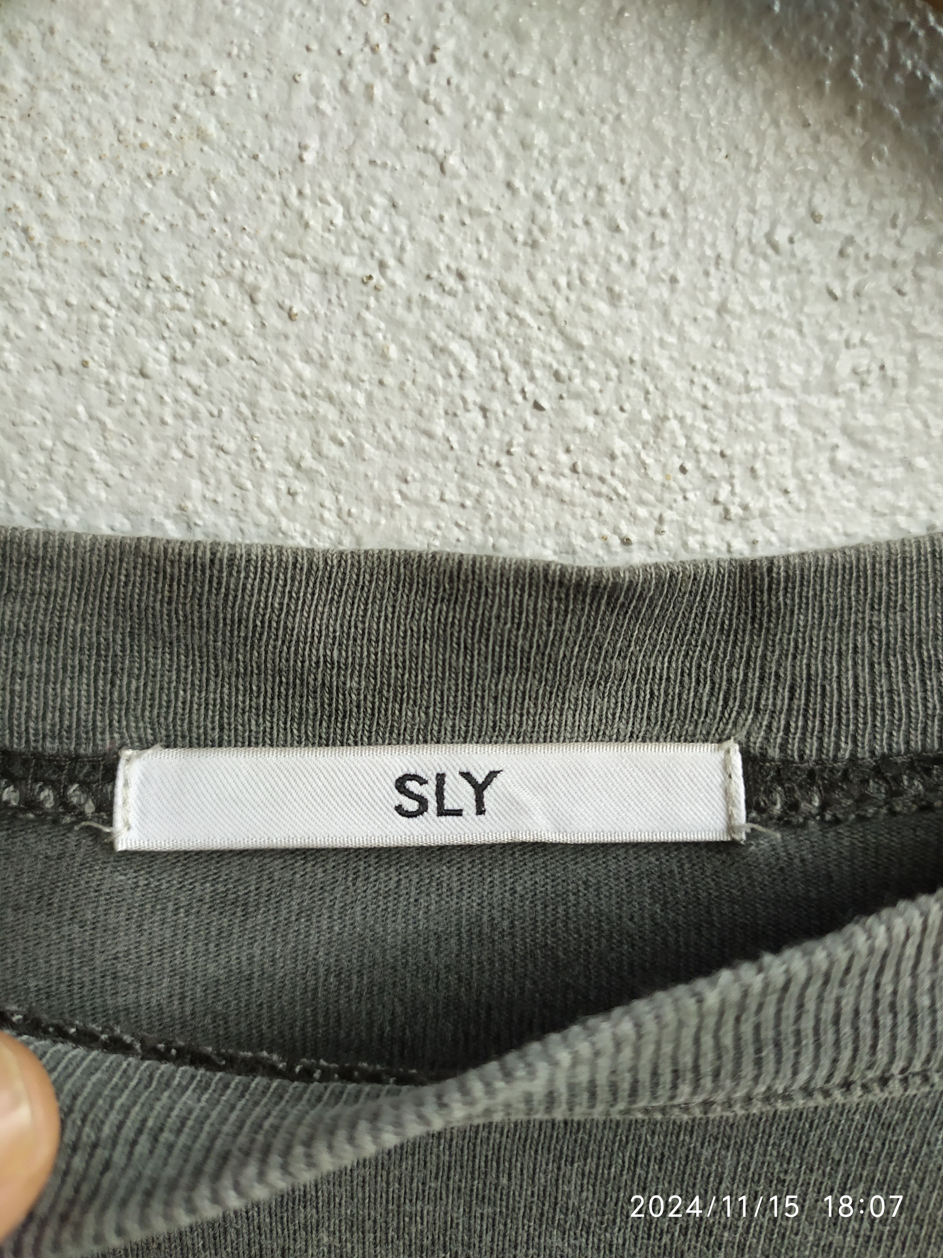 If Six Was Nine × Japanese Brand × KMRii Vintage SLY Dauble Sleeve Grey faded Shirt Size US L / EU 52-54 / 3 - 7 Thumbnail
