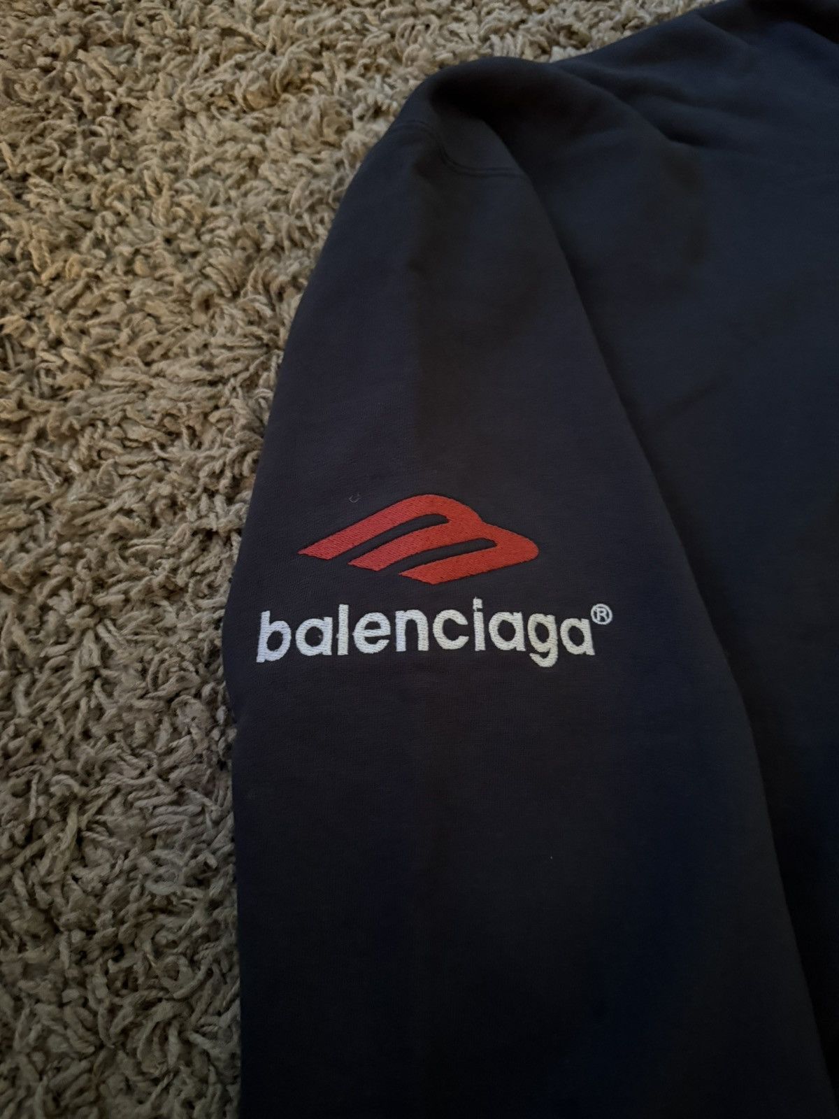 Balenciaga Balenciaga 3B Sports Icon Embroidered Hoodie Size US S / EU 44-46 / 1 - 3 Thumbnail