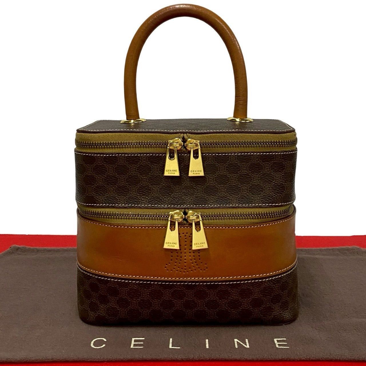 Celine Celine Handbag Brown Leather Size ONE SIZE - 1 Thumbnail