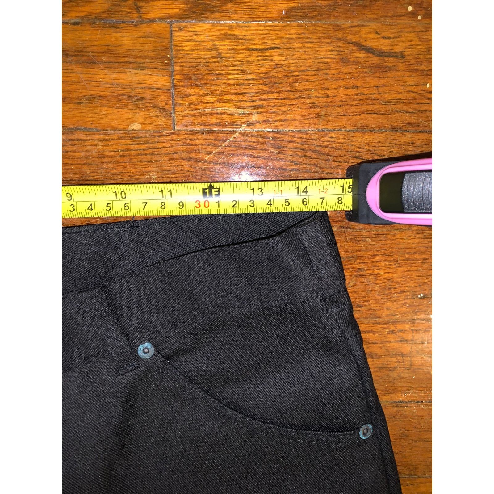 Other × Vintage Big Yank Western Straight Work Pants Black USA Made 32X31 Size US 32 / EU 48 - 7 Thumbnail