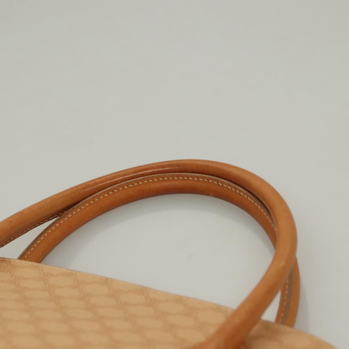 Celine CELINE Macadam Canvas Hand Bag Pvc Leather Beige Size ONE SIZE - 8 Thumbnail