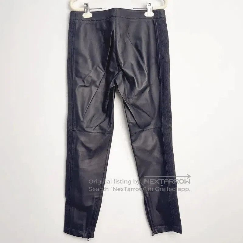 Burberry Burberry Black Leather Women's Casual Pants. Size 30" / US 8 / IT 44 - 2 Thumbnail