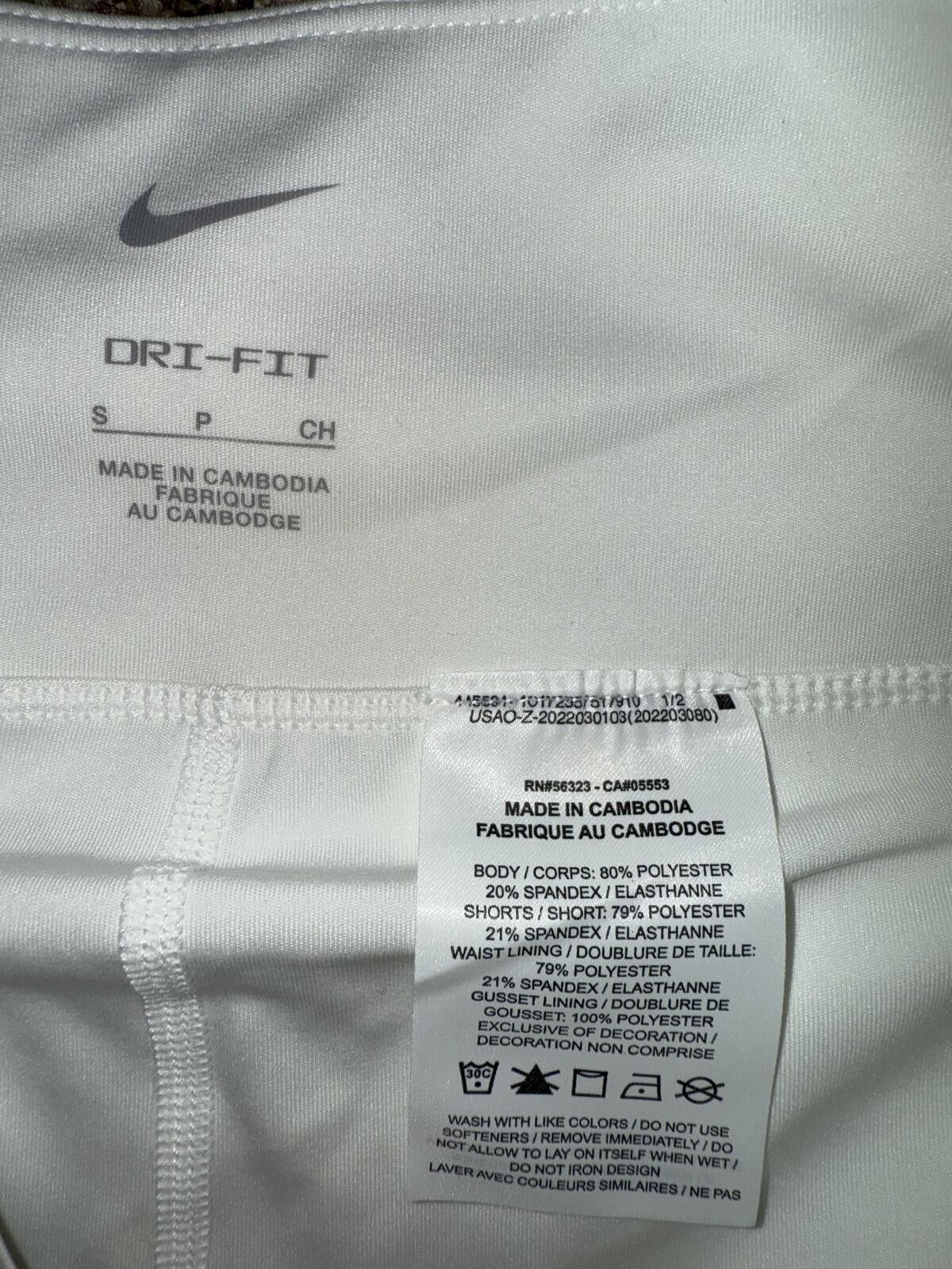 Nike Nike Women's Dri-FIT Front Double Pleats Tennis Skort Sample Size 28" / US 6 / IT 42 - 3 Thumbnail