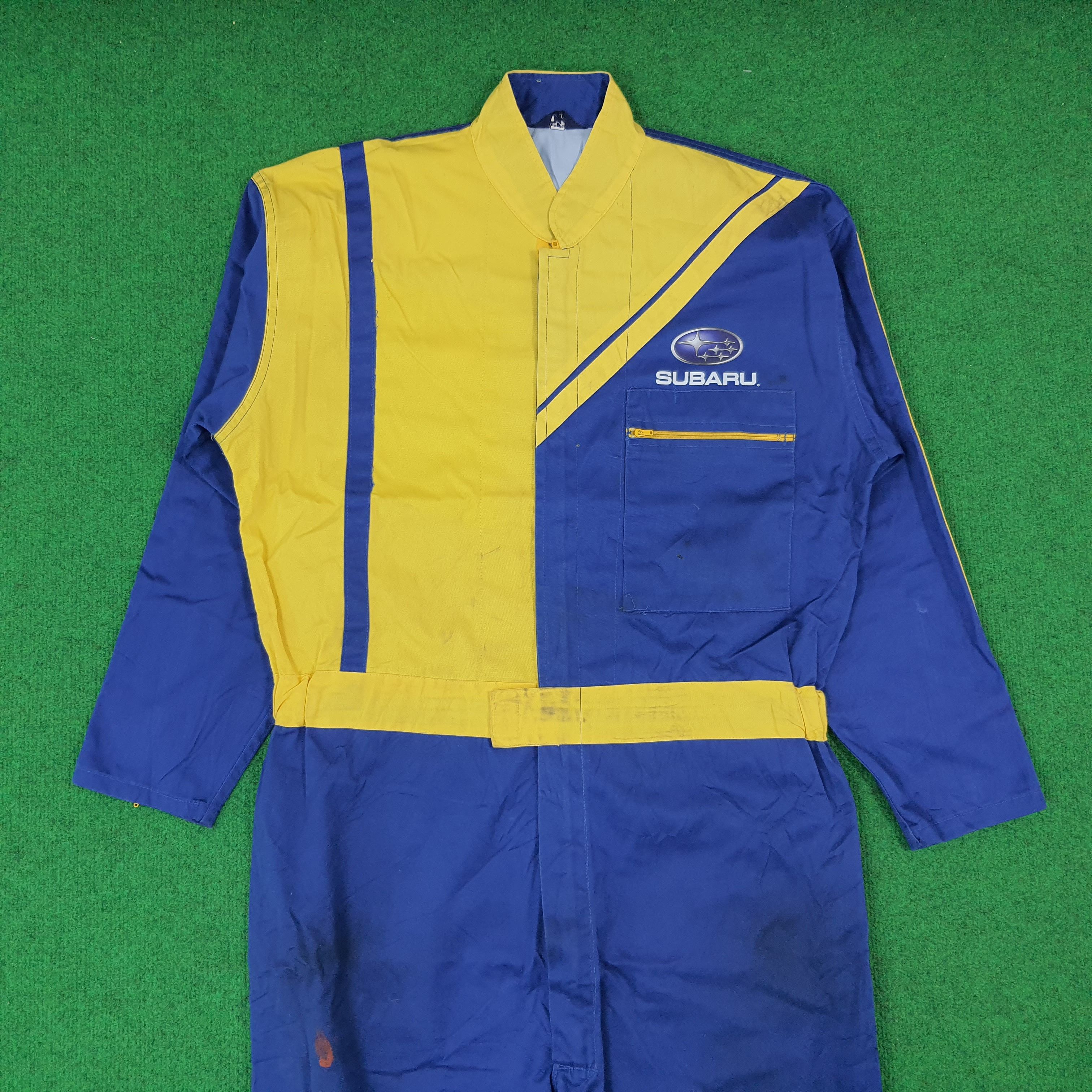 Japanese Brand Vintage Subaru Racing Motorsports Coverall C274N6 Size US L / EU 52-54 / 3 - 3 Thumbnail