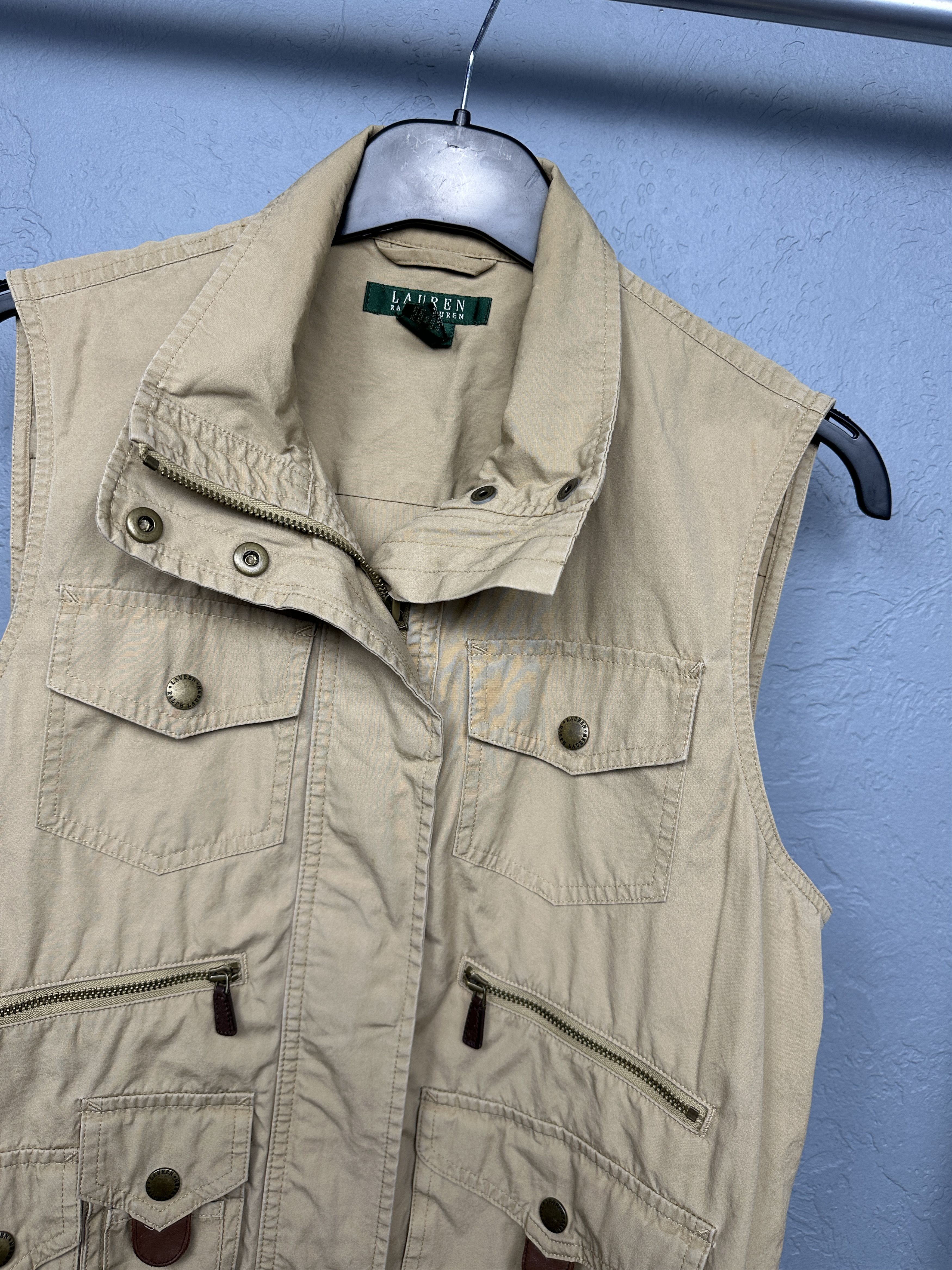 Polo Ralph Lauren Polo Ralph Lauren Vintage Womens Cargo Vest Size M / US 6-8 / IT 42-44 - 2 Thumbnail