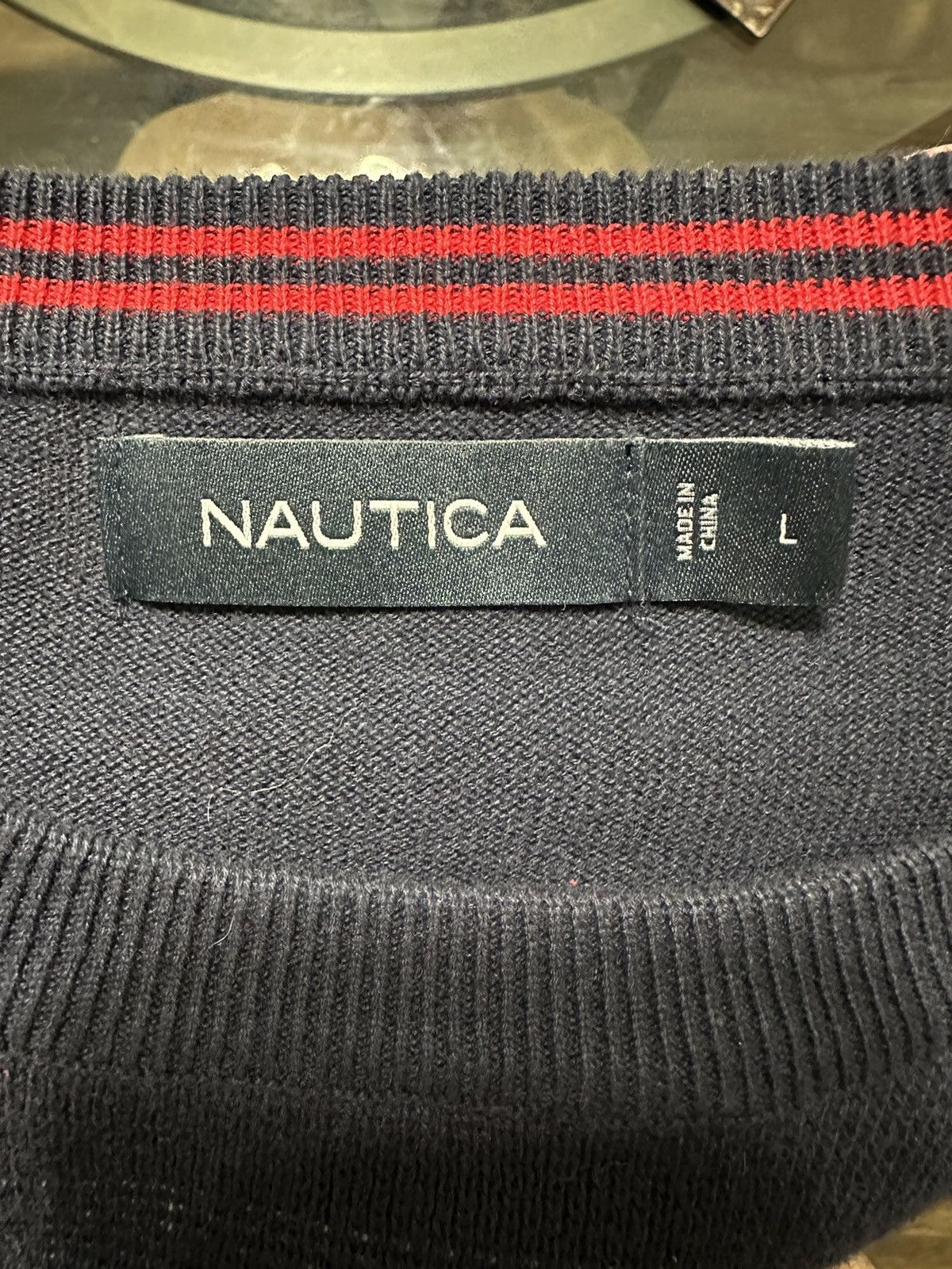 Nautica Nautica Knit Crewneck Sweater Size US L / EU 52-54 / 3 - 4 Thumbnail
