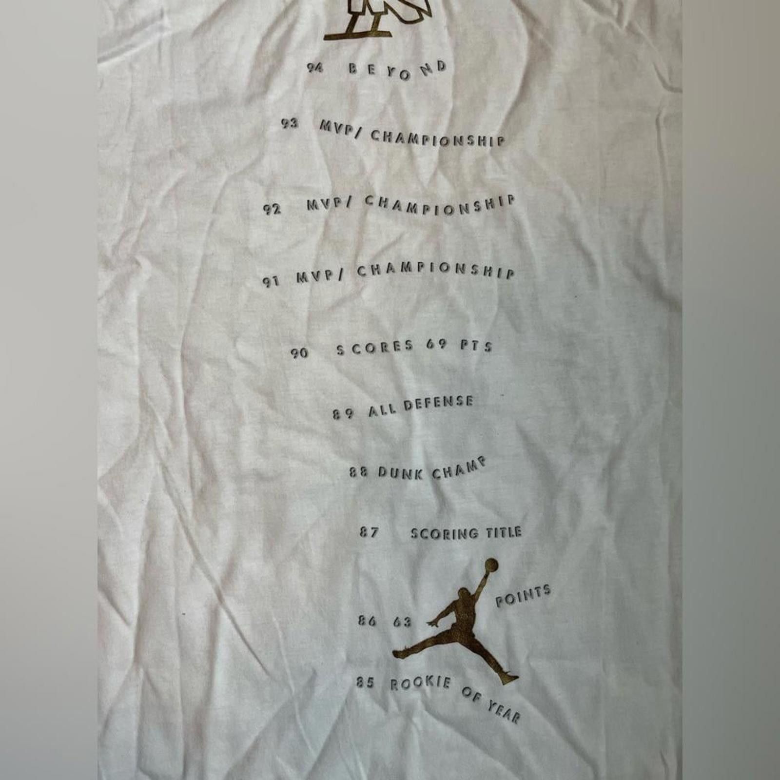 Jordan Brand Air Jordan 10 OVO T-Shirt White/Gold RARE Size US L / EU 52-54 / 3 - 5 Thumbnail