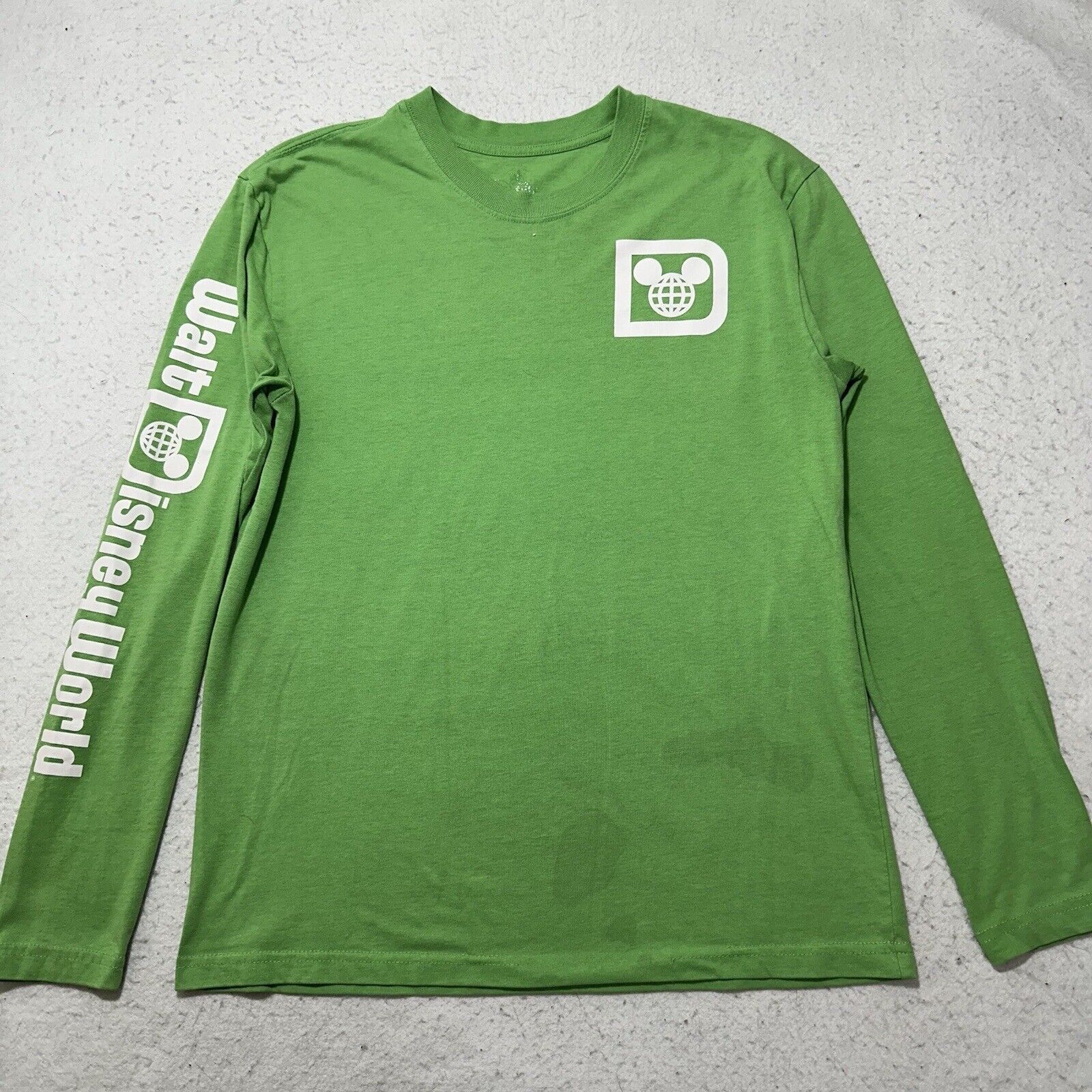 Disney Disney Medium Walt Disney World Long Sleeve Logo Tee Green Size US M / EU 48-50 / 2 - 1 Thumbnail