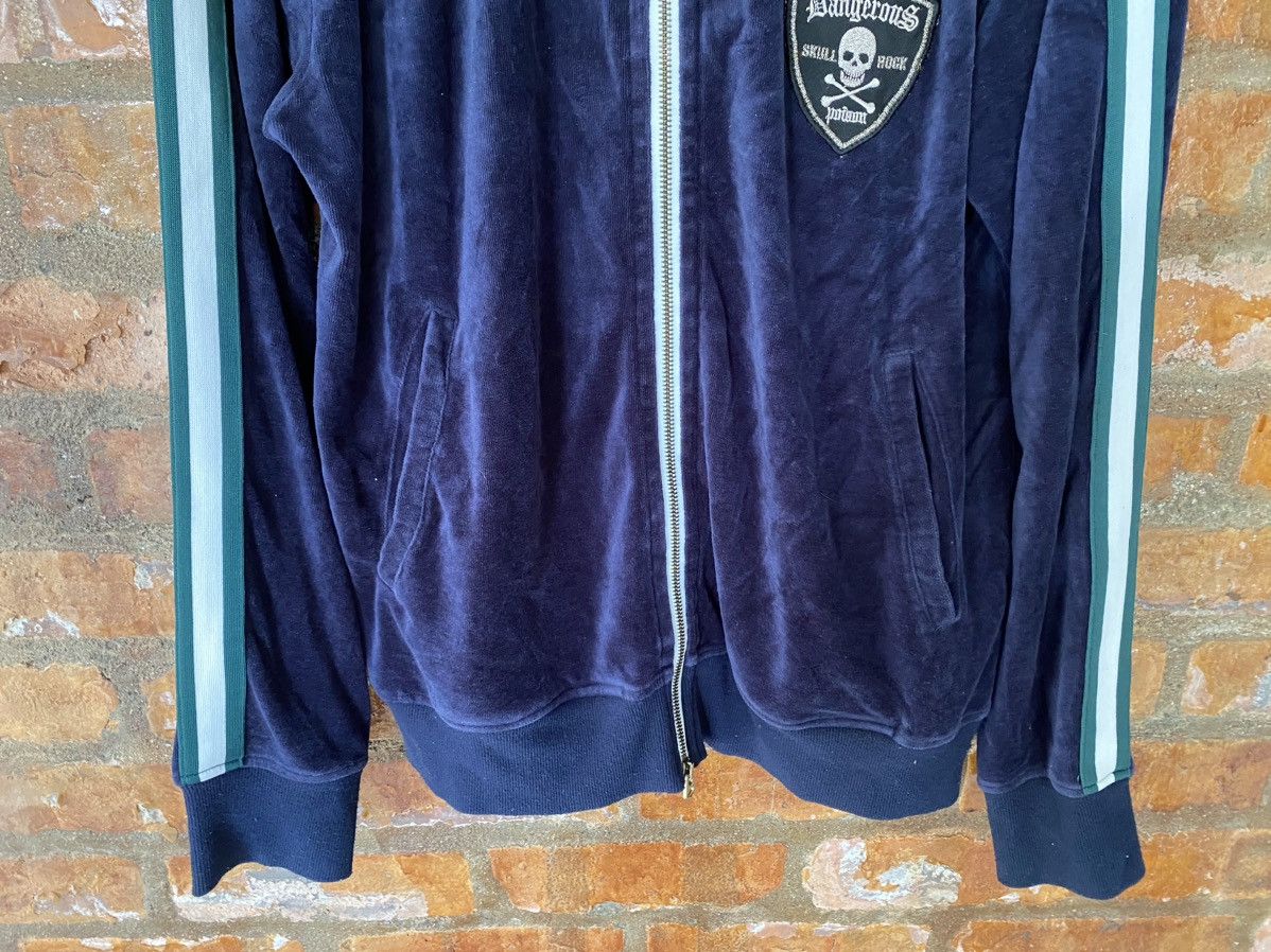 General Research × Japanese Brand × PPFM SS2006 PPFM Velour Yellow riot War hoodie Size US L / EU 52-54 / 3 - 4 Thumbnail