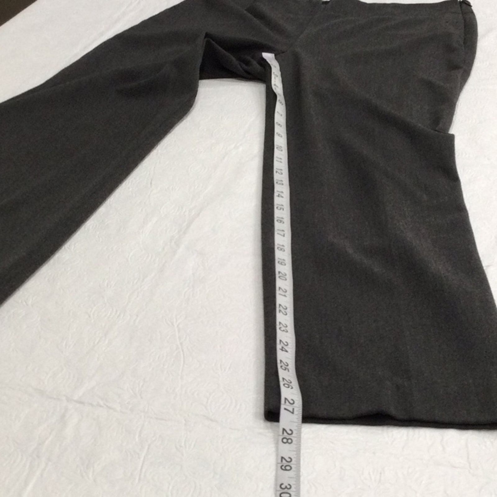 Other Talbots Petites Heritage Dark Gray Dress Pant Size 8P Size 30" / US 8 / IT 44 - 13 Thumbnail