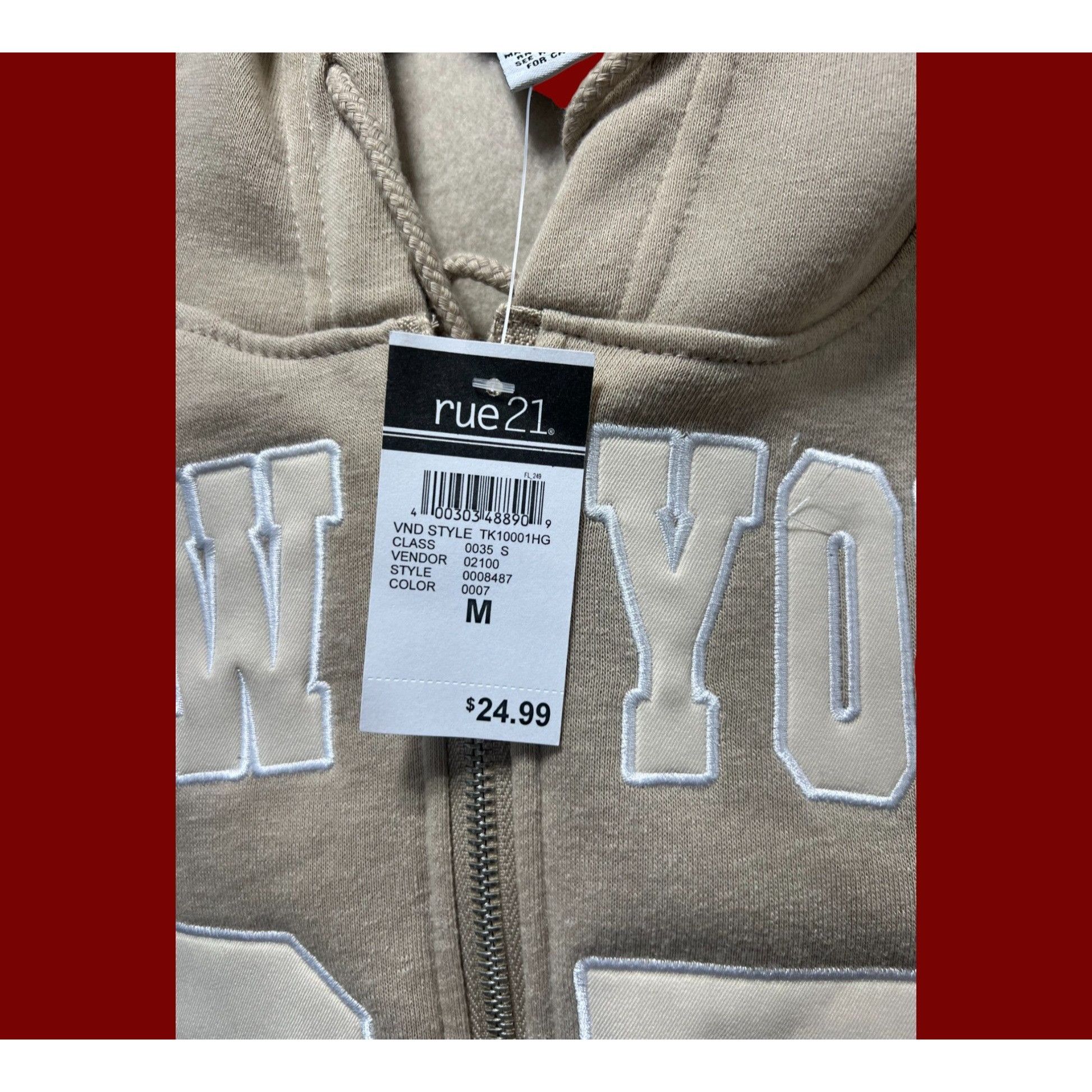 rue21 Rue 21 - Women's Long Sleeve Hooded Sweatshirt - Beige - Sma Size S / US 4 / IT 40 - 8 Thumbnail