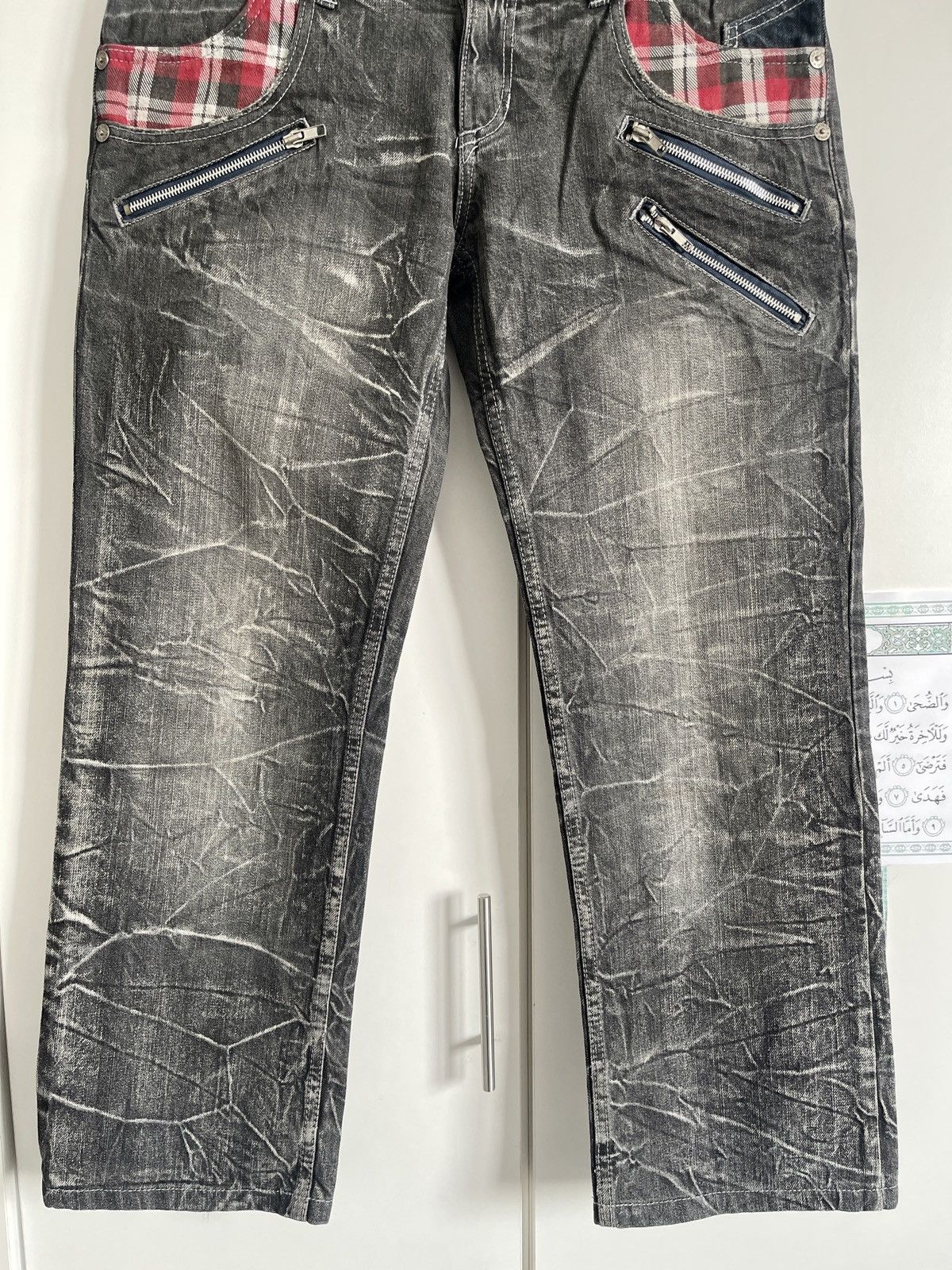 Vintage VINTAGE🔥🔥PATINA SKATEGANG DOUBLE WAIST WASHED BLACK 32X28 Size US 32 / EU 48 - 5 Thumbnail
