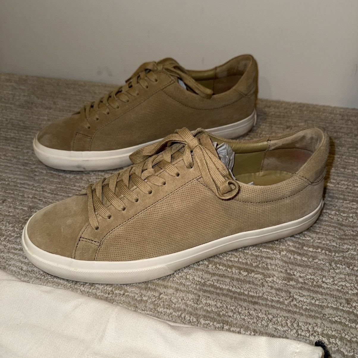 Vince VINCE Men’s Fulton Suede Beige Perforated Sneakers Size 10.5 Size US 10.5 / EU 43-44 - 3 Thumbnail
