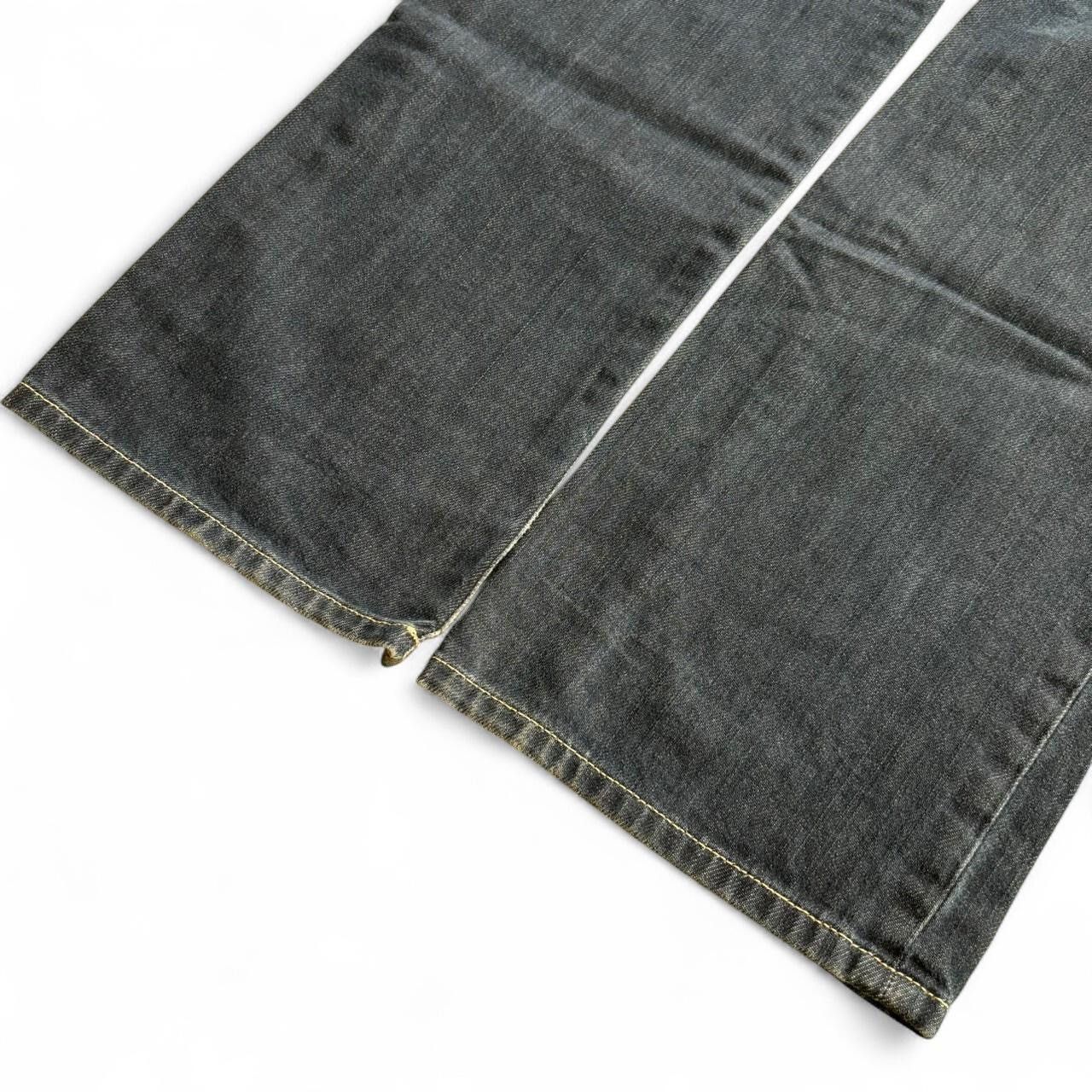 Vintage × Zara Darkwash Blue Straight Leg Denim Jeans Size US 35 - 8 Thumbnail