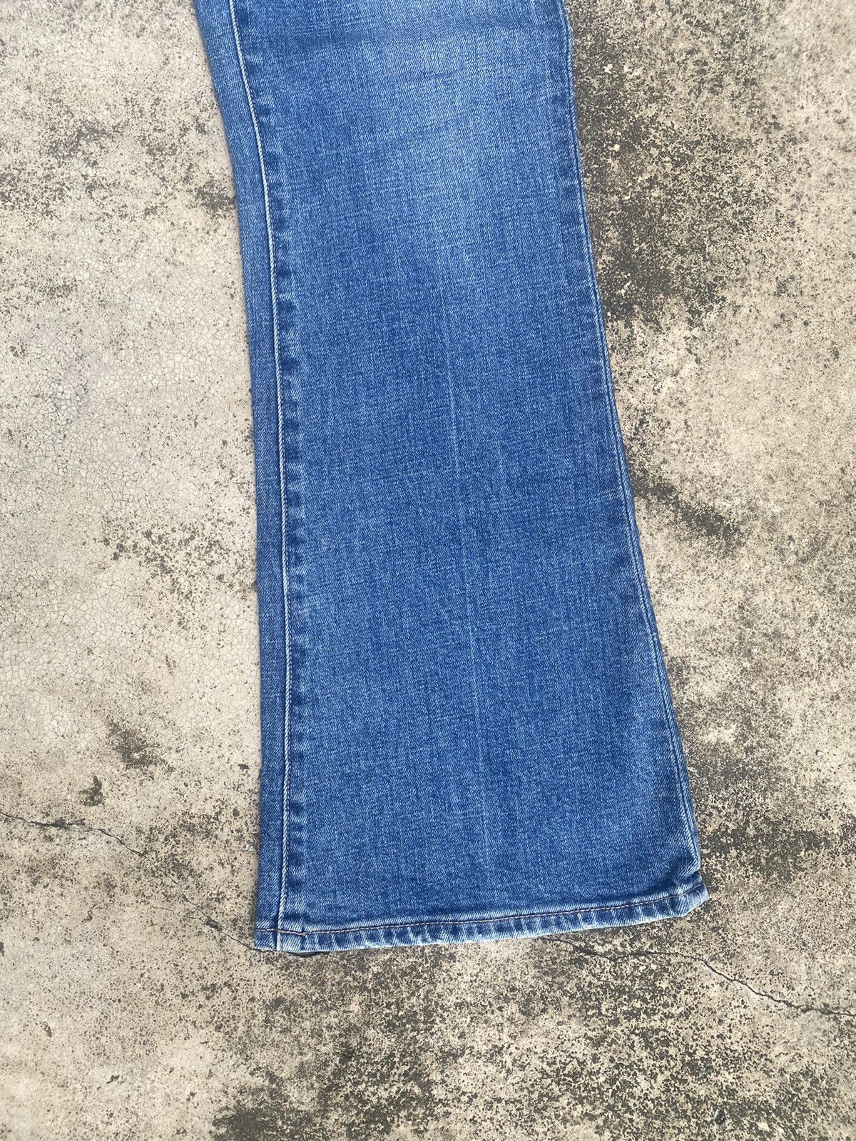 Japanese Brand Flare Jeans Rag Machine Bust Pant Bootcut Size US 27 - 5 Thumbnail