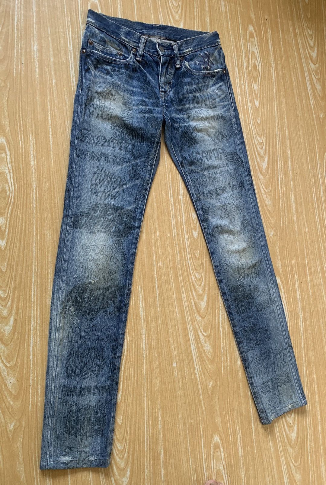 Hysteric Glamour Rare..!! xxs Hysteric Glamour full print metal band pants Size US 26 / EU 42 - 3 Thumbnail
