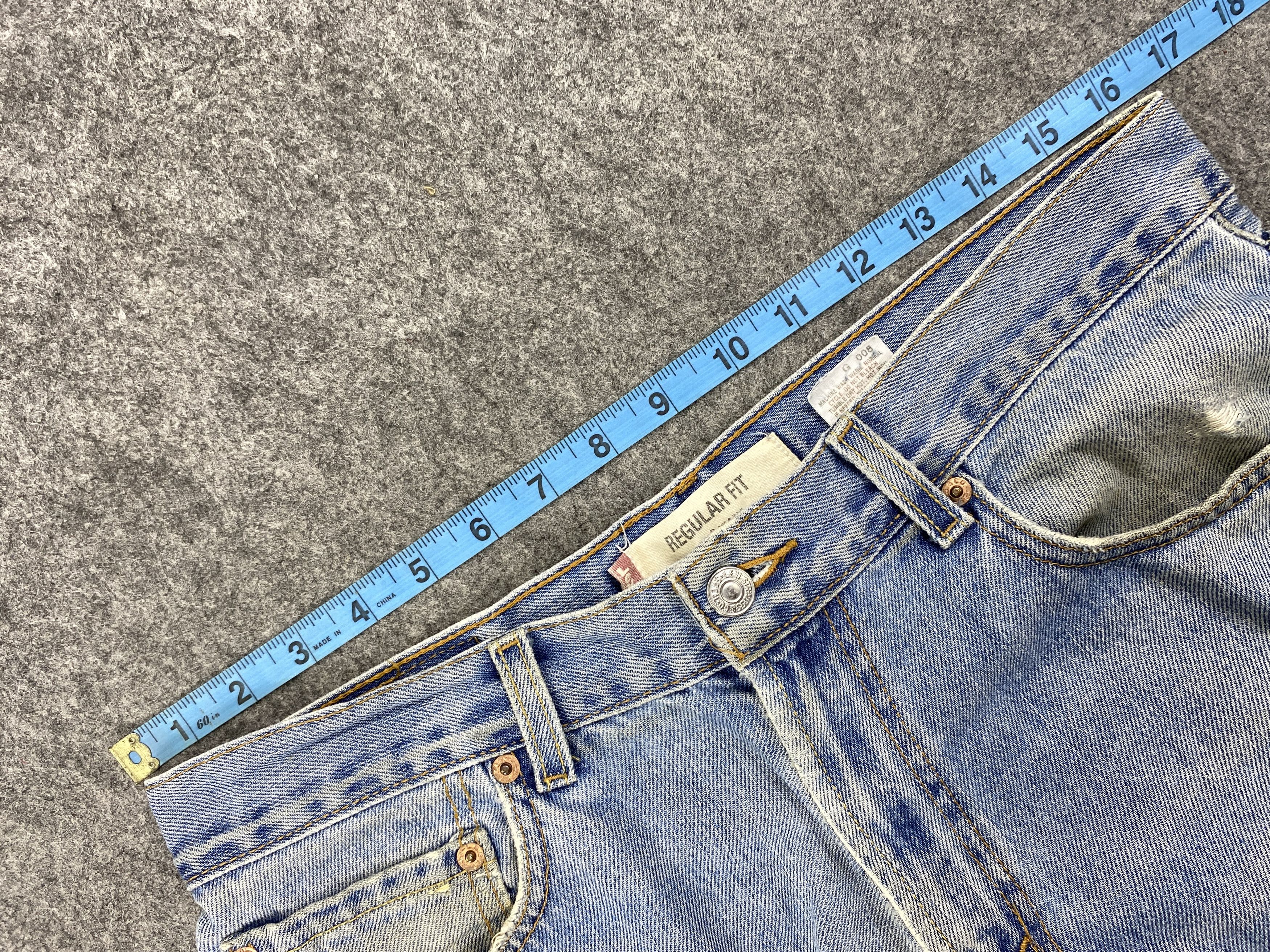 Levi's Blue Wash Vintage Levi's 505 Jeans 33x29 Denim -JN1275 Size US 33 - 5 Thumbnail