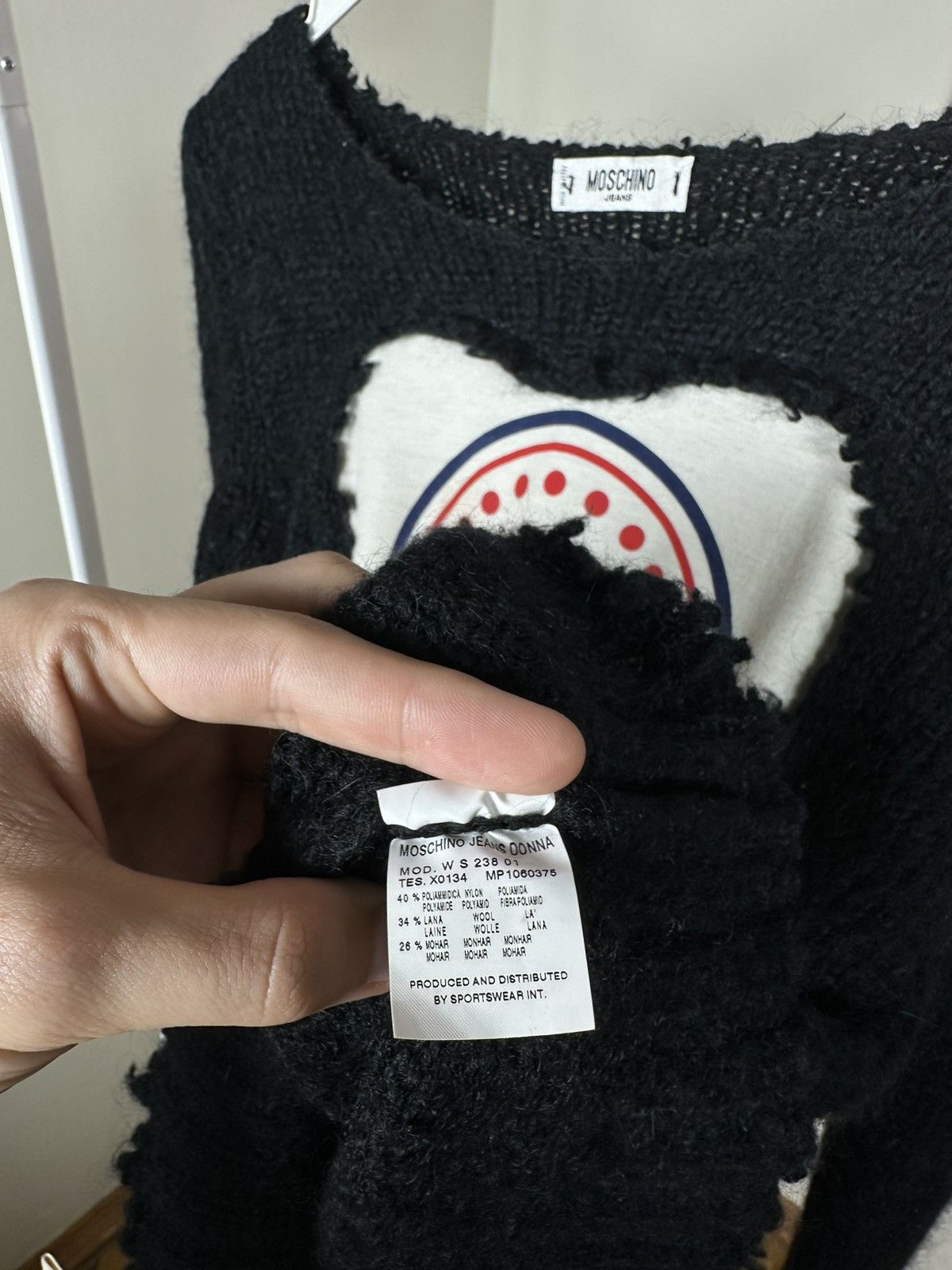 Moschino Moschino Jeans Drink Me Logo Sweater Size S / US 4 / IT 40 - 9 Thumbnail