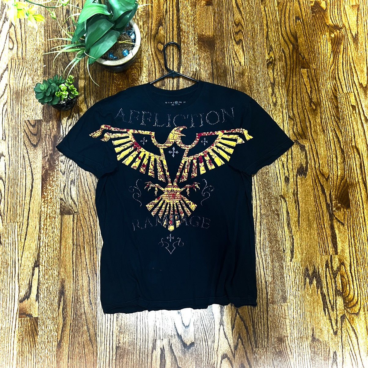 Affliction × Grunt Style AFFLICTION “RAMPAGE” TEE Size US XL / EU 56 / 4 - 1 Thumbnail