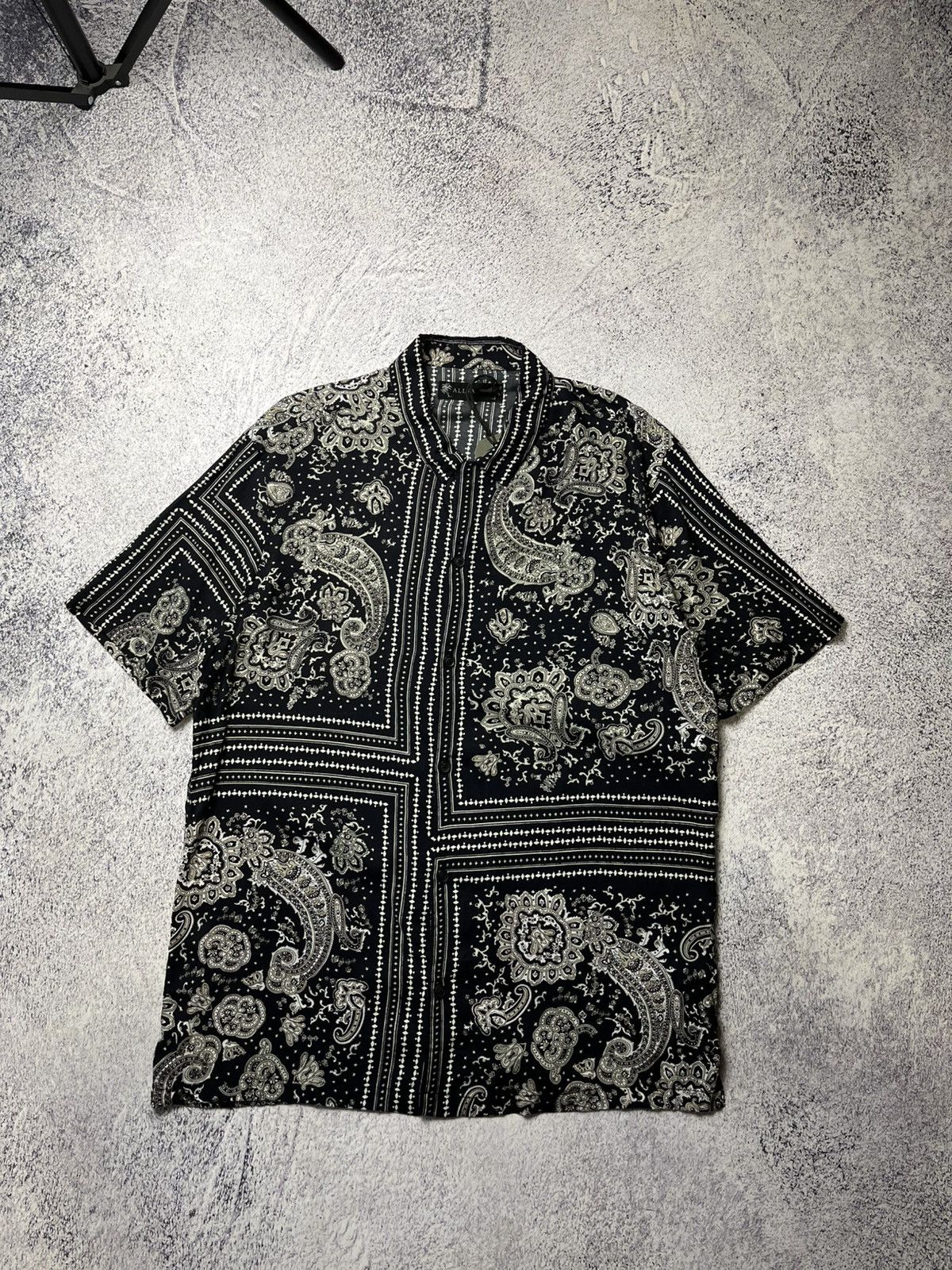 Allsaints Designer Allsaints Bandana Hawaii crazy oversize shirt Size US L / EU 52-54 / 3 - 6 Thumbnail