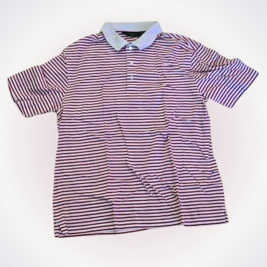 Bobby Jones Bobby Jones Red & White Striped Polo Shirt | Sz L Size US L / EU 52-54 / 3 - 1 Thumbnail