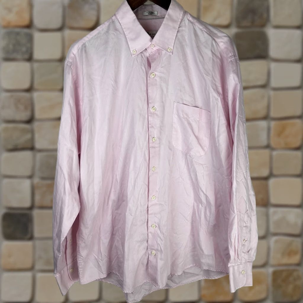 Peter Millar Peter Millar Shirt Mens XL Pink Crown Soft Silk Blend Long Sleeve Size US XL / EU 56 / 4 - 1 Thumbnail