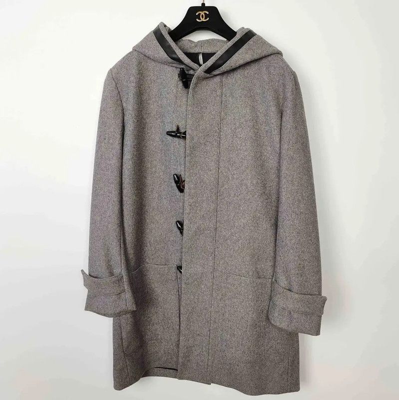 Dior Dior Gray Wool Men's Coat 0089 Size US M / EU 48-50 / 2 - 1 Thumbnail