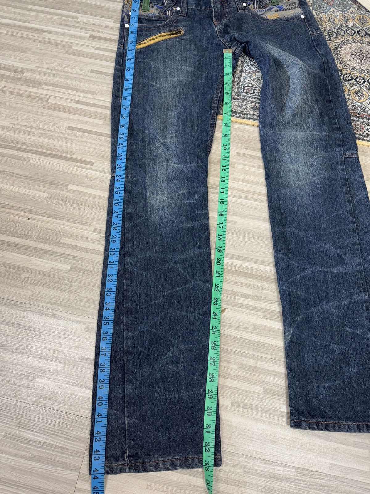 If Six Was Nine × Japanese Brand × Vintage Vintage 90s Double Focus Zipper Style Blue Jean Size US 32 / EU 48 - 11 Thumbnail