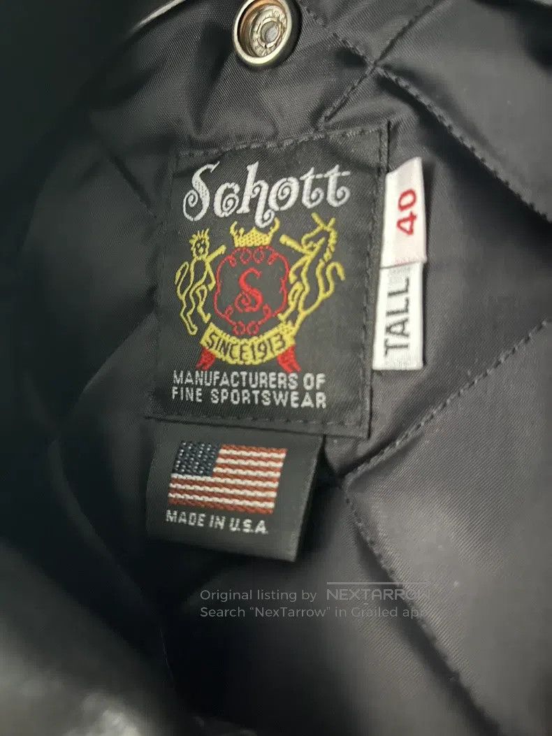 Schott Schott Leather coat Size US M / EU 48-50 / 2 - 2 Thumbnail