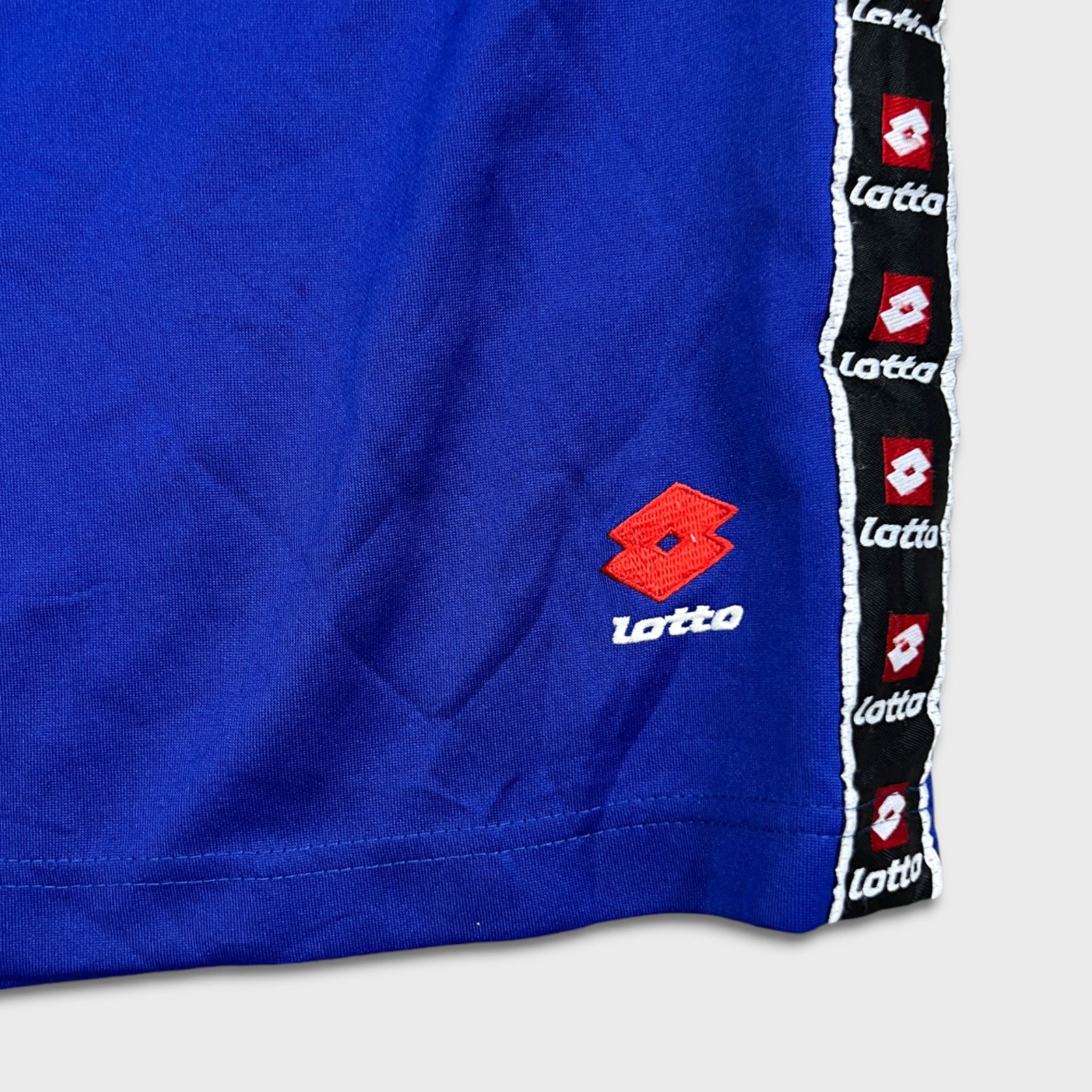 Lotto Sport × Vintage Vintage 90s Lotto Shorts XL Pocketed Side Tape Athletic Gym Size US 36 / EU 52 - 3 Thumbnail