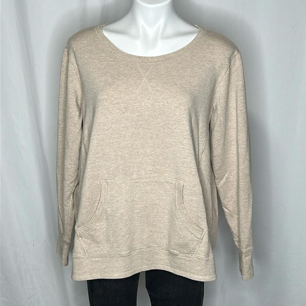 Designer PHILOSOPHY Pullover Top w/ Kangaroo Pocket 1X Size XL / US 12-14 / IT 48-50 - 1 Thumbnail