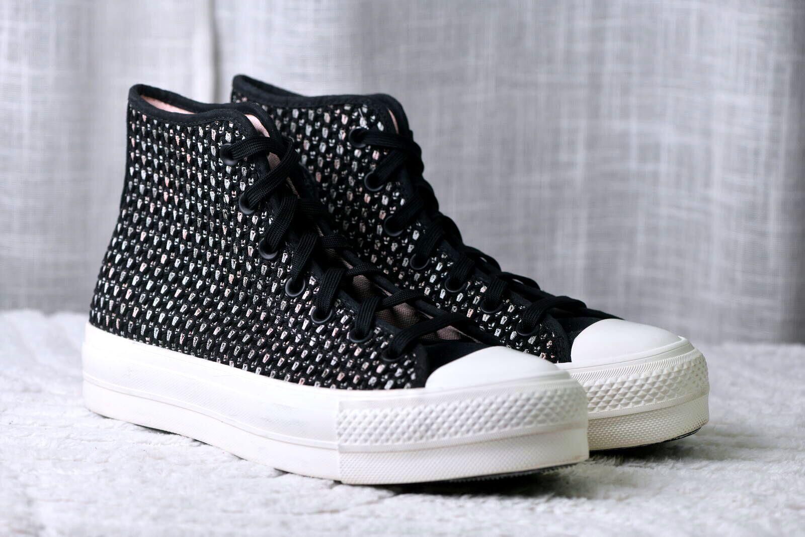 Converse Converse Chuck Taylor All Star Crochet High Top Women Black Size US 9 / IT 39 - 6 Thumbnail