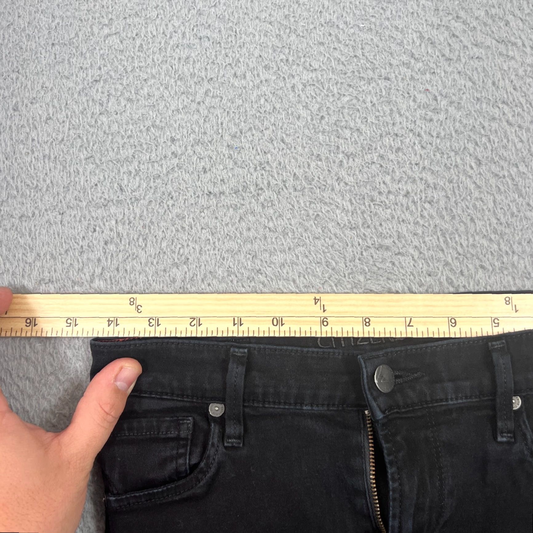 Citizens Of Humanity VINTAGE Citizens of Humanity Jeans Womens Skinny Black 27 Thompson Mid Rise 28-Inch Inseam Size 29" - 4 Thumbnail