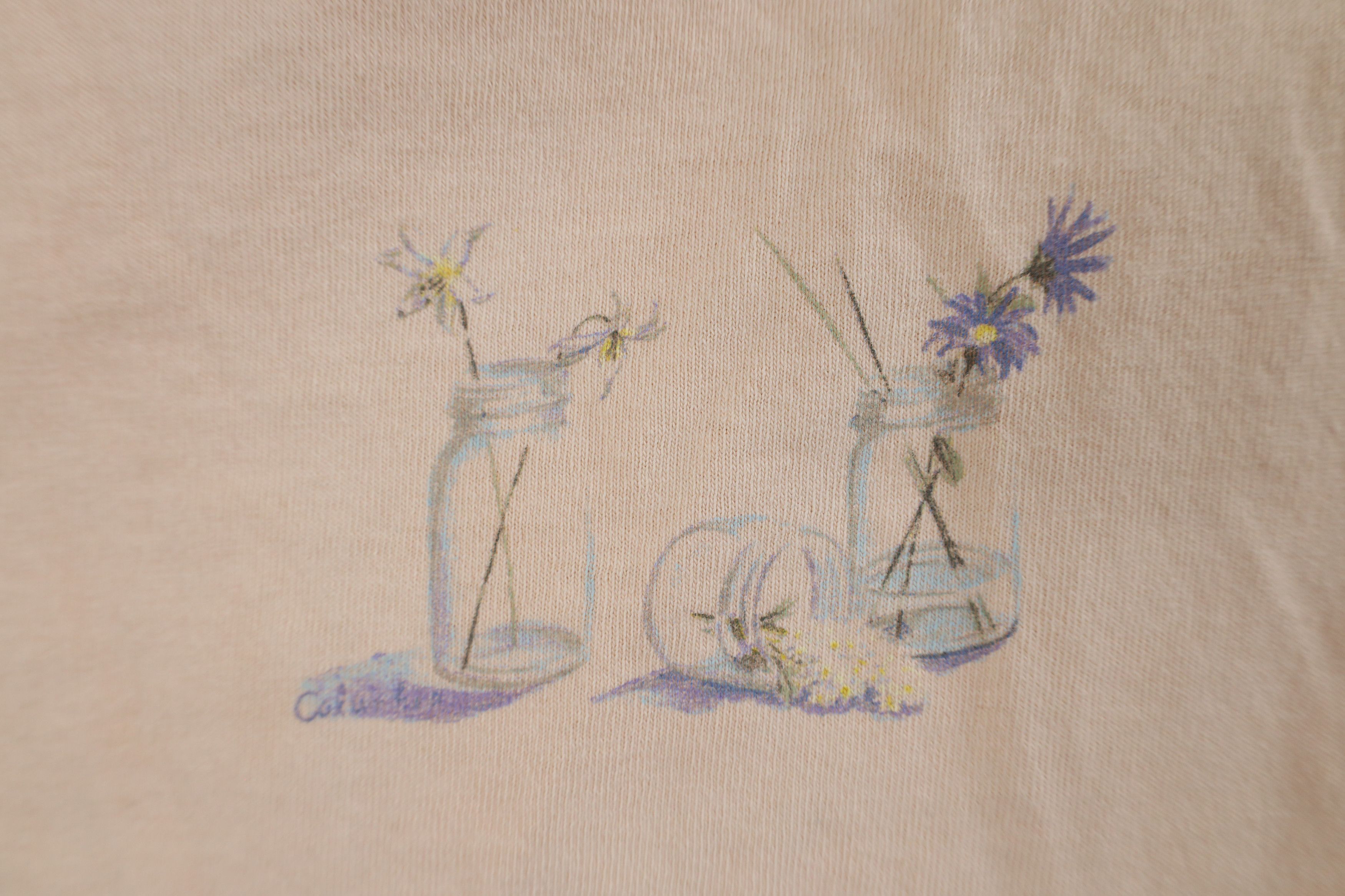 Columbia × Vintage Vintage 90s Columbia Faded Flower Short Sleeve T-Shirt Size XL / US 12-14 / IT 48-50 - 4 Thumbnail