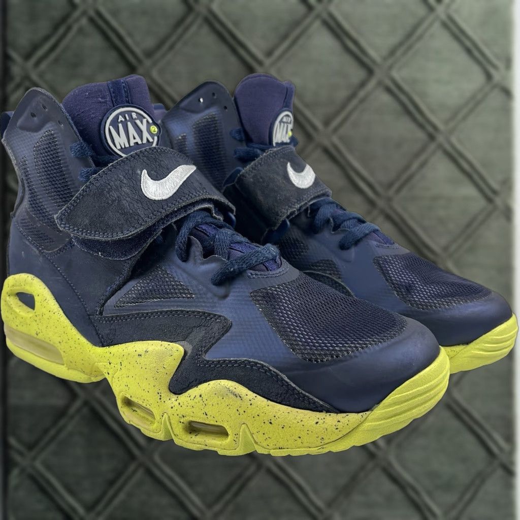 Nike Nike Air Max Express Men’s Size 11.5 Navy Yellow Sneakers 525224-401 Size US 11 / EU 44 - 1 Thumbnail