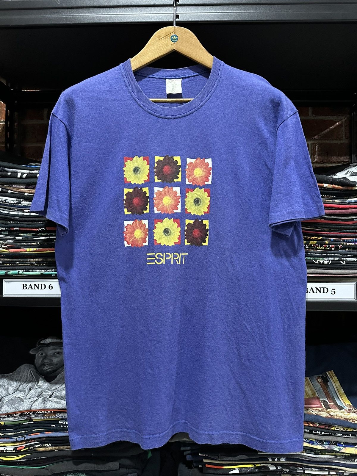 Vintage Esprit Art Flower Single Stitch Tee