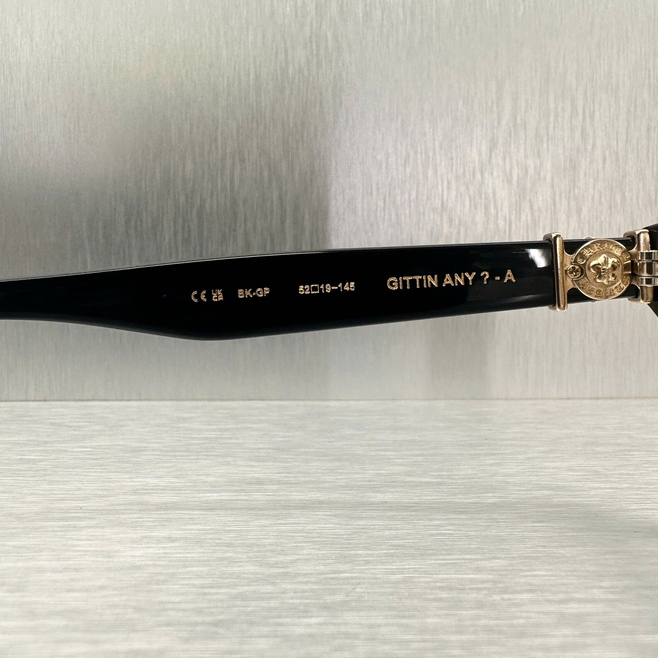 Chrome Hearts CHROME HEARTS GITTIN ANY? BLACK/GOLDPLATED Size ONE SIZE - 12 Thumbnail
