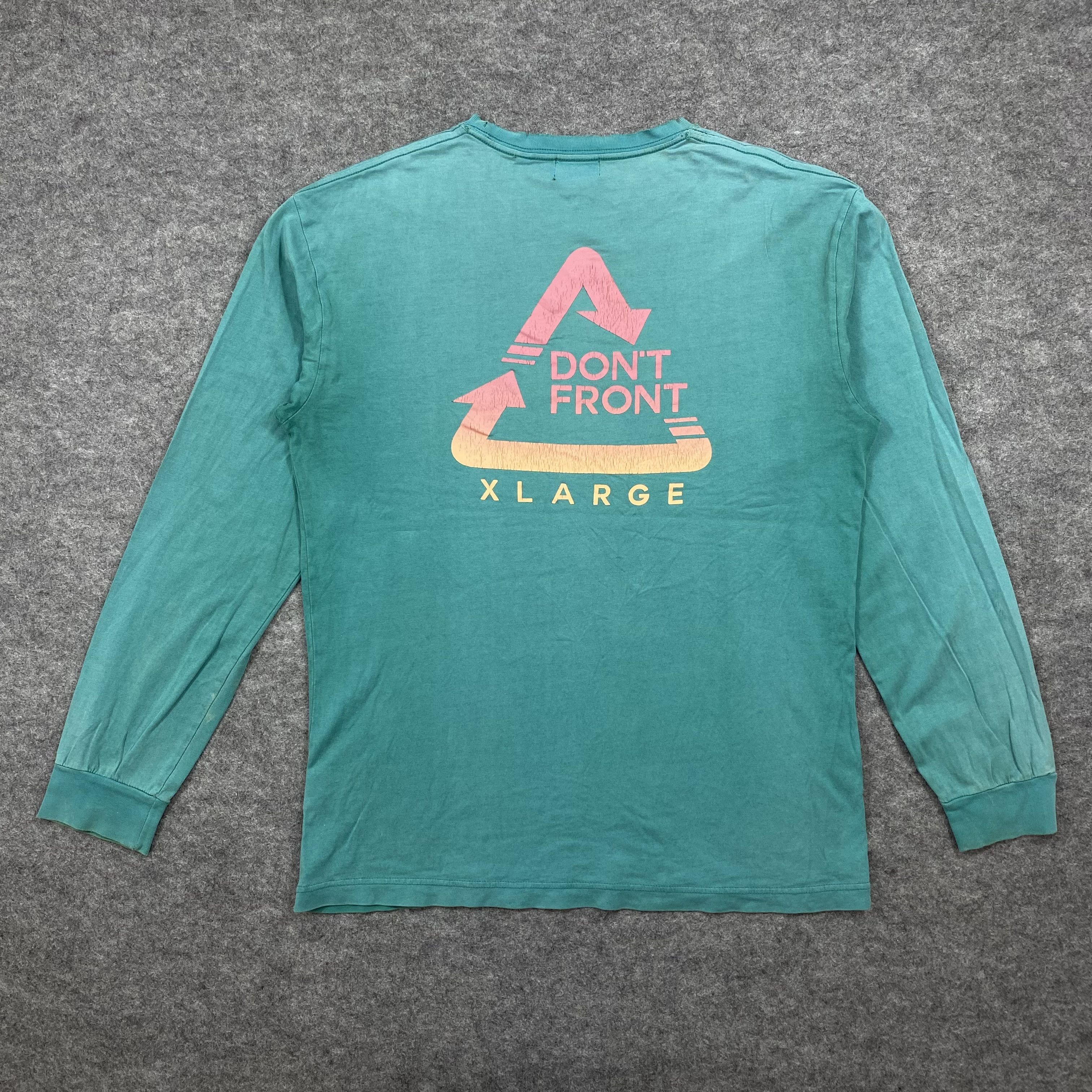 X-LARGE Vintage XLARGE DONT FRONT Distressed tshirt-N029 Size US L / EU 52-54 / 3 - 1 Thumbnail