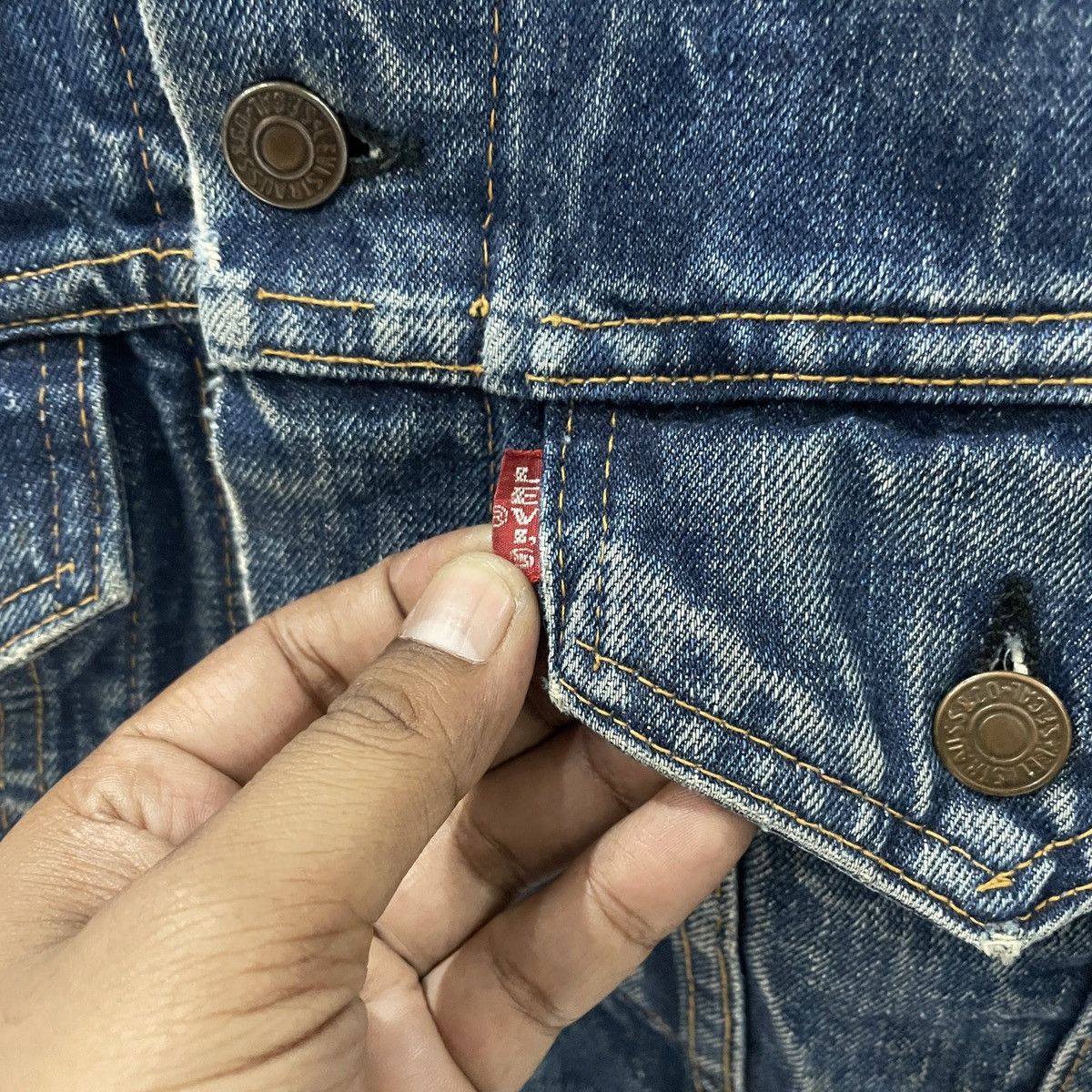 Levi's Vintage 90s Levis Big E Denim Jacket Size L / US 10 / IT 46 - 5 Thumbnail