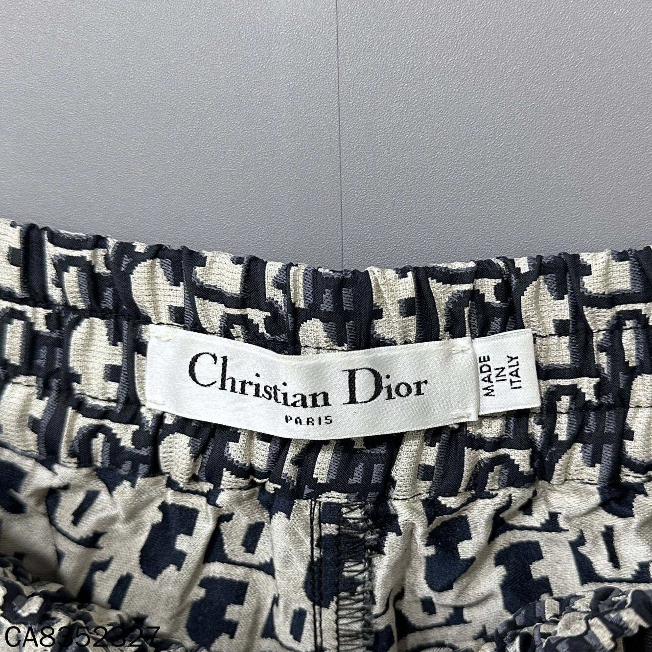 Dior Dior Oblique full logo black and white pants Size 27" / US 4 / IT 40 - 4 Thumbnail