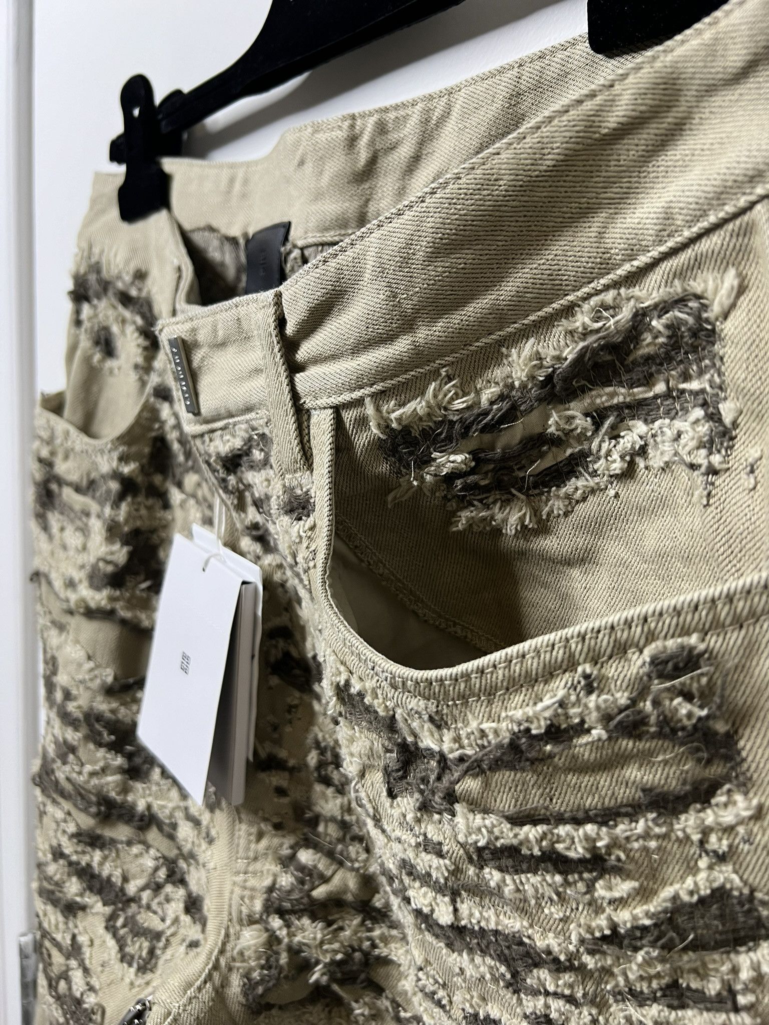 Givenchy Givenchy Destroyed Boro Camo Denim sz 32 Size US 32 / EU 48 - 5 Thumbnail