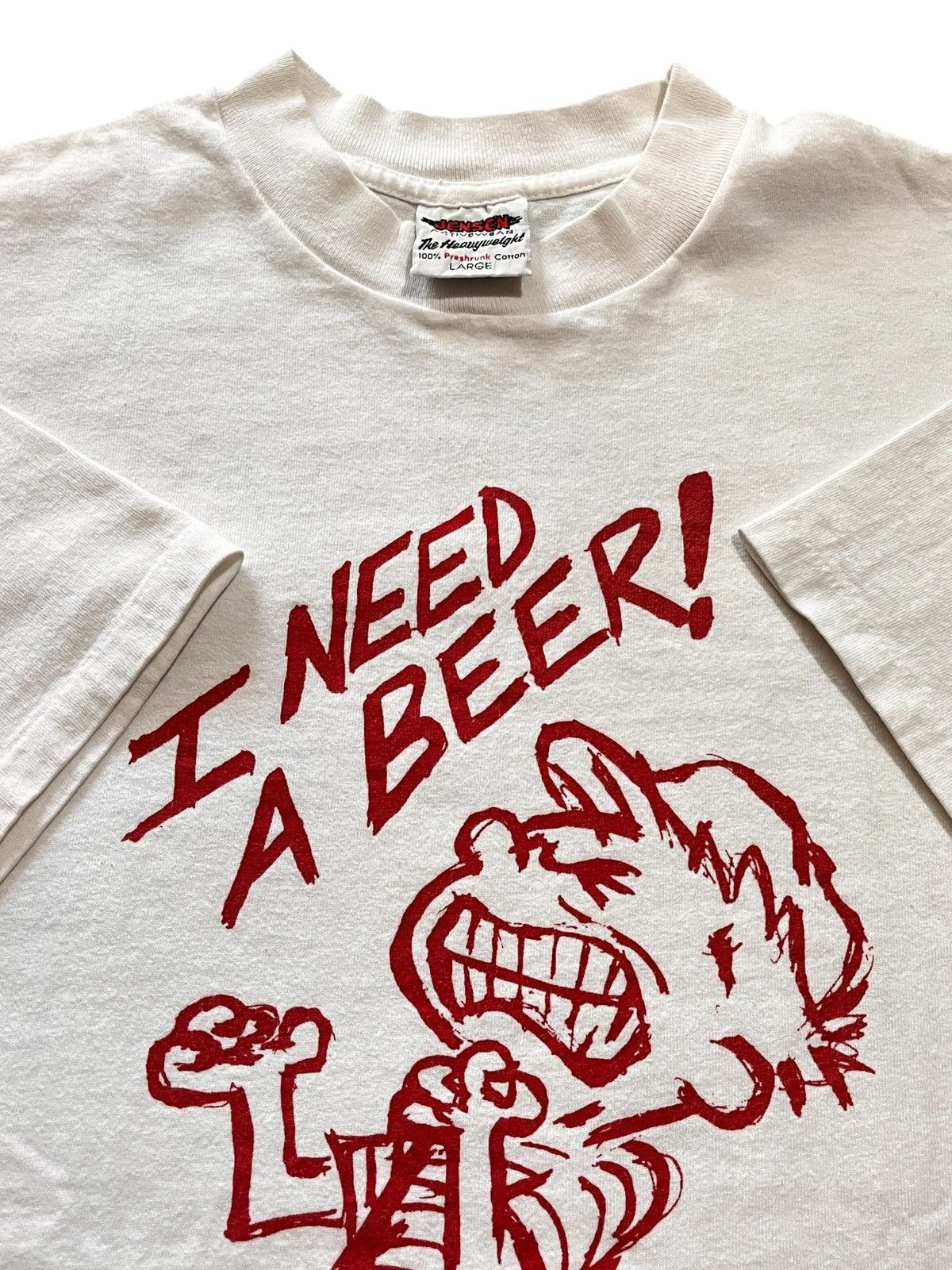 Vintage 1990s Beer Is Better Than Women Size US L / EU 52-54 / 3 - 3 Thumbnail