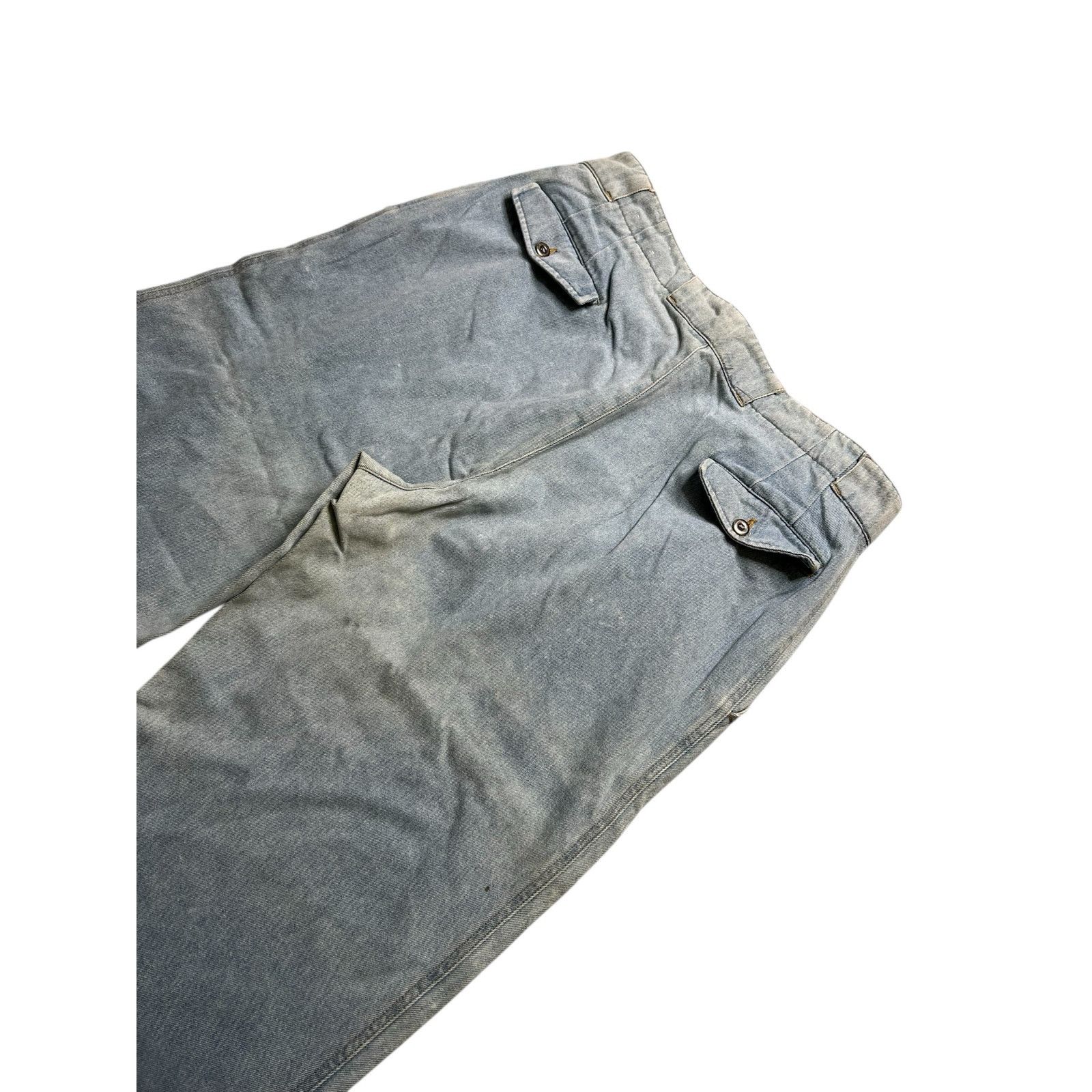 Liz Claiborne Vintage Claiborne Denim Pants Pleated Light Wash 36R Cotton Size US 36 / EU 52 - 11 Thumbnail