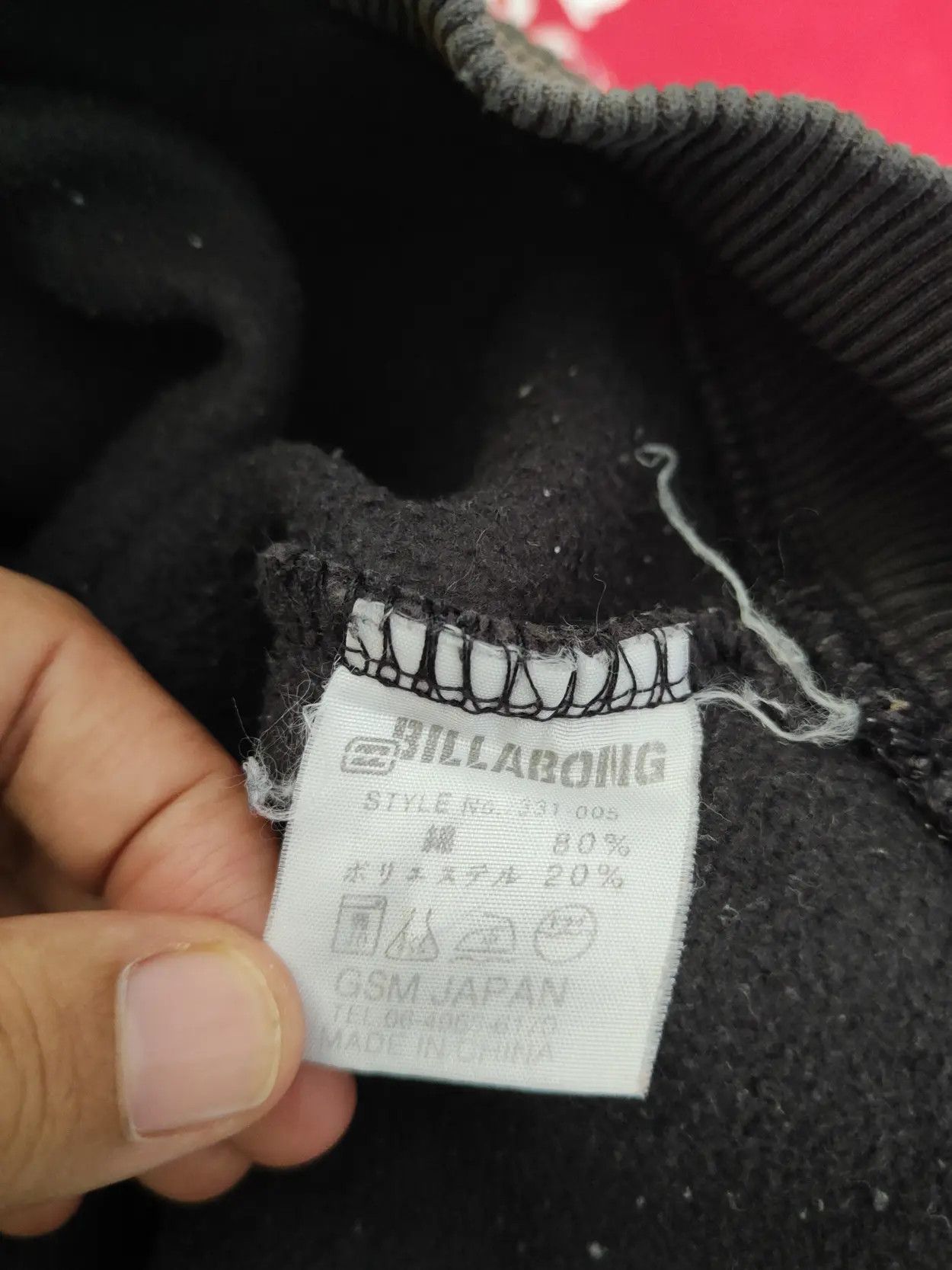 Billabong D Billabong baggie ripped Dark Gray Faded Sweatshirts #W1461 Size US M / EU 48-50 / 2 - 15 Thumbnail